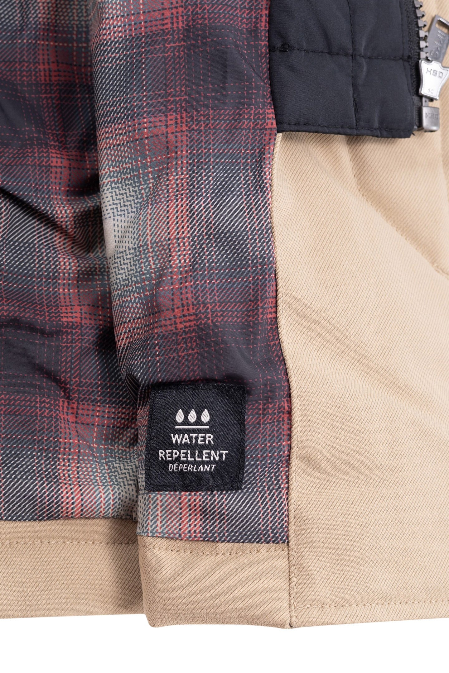 BEIGE TRENCH COAT WITH BOY'S HOODED TRIM 8