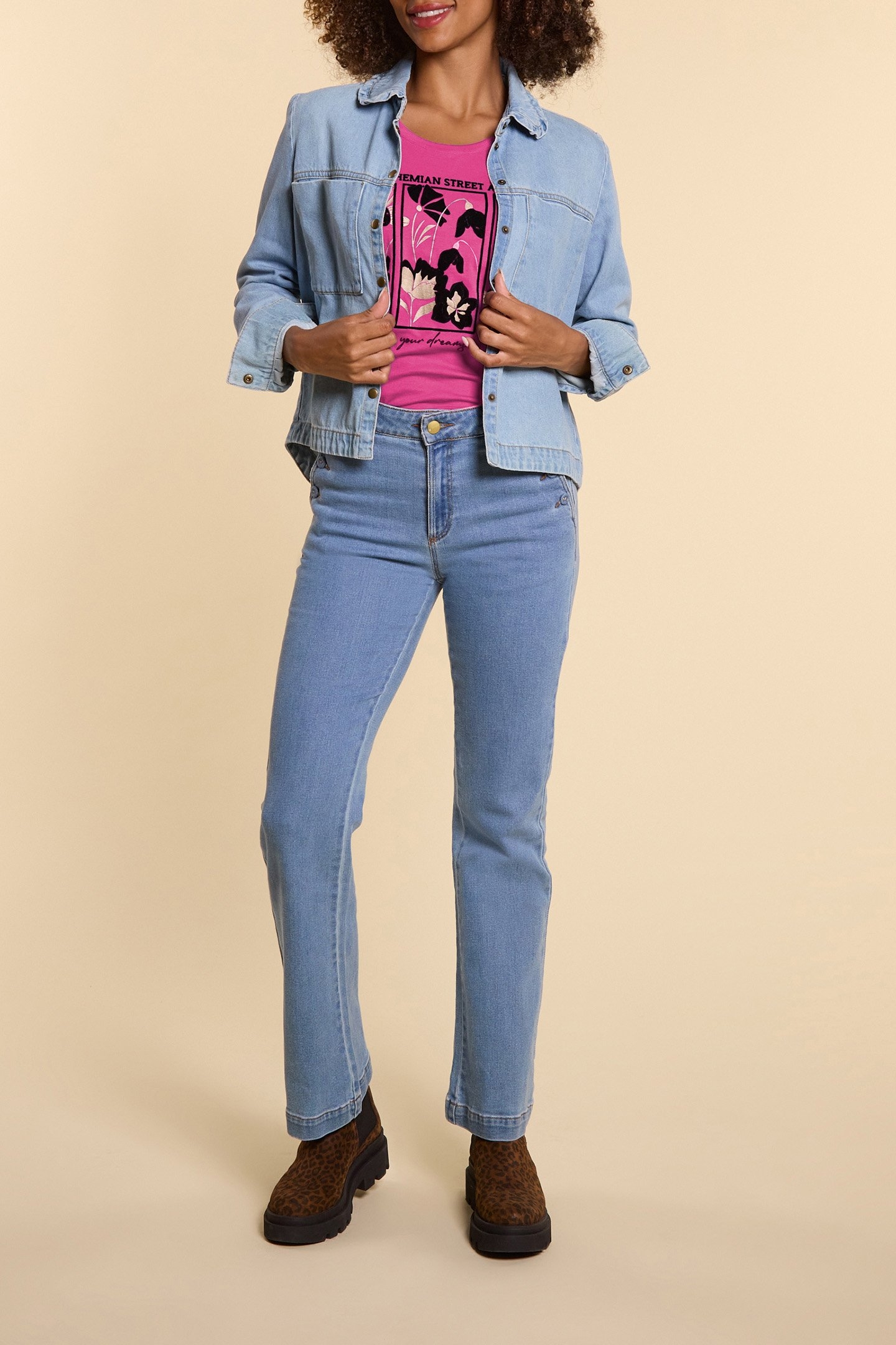 AUTHENTIC DENIM SHIRT WITH XL COLLAR 1