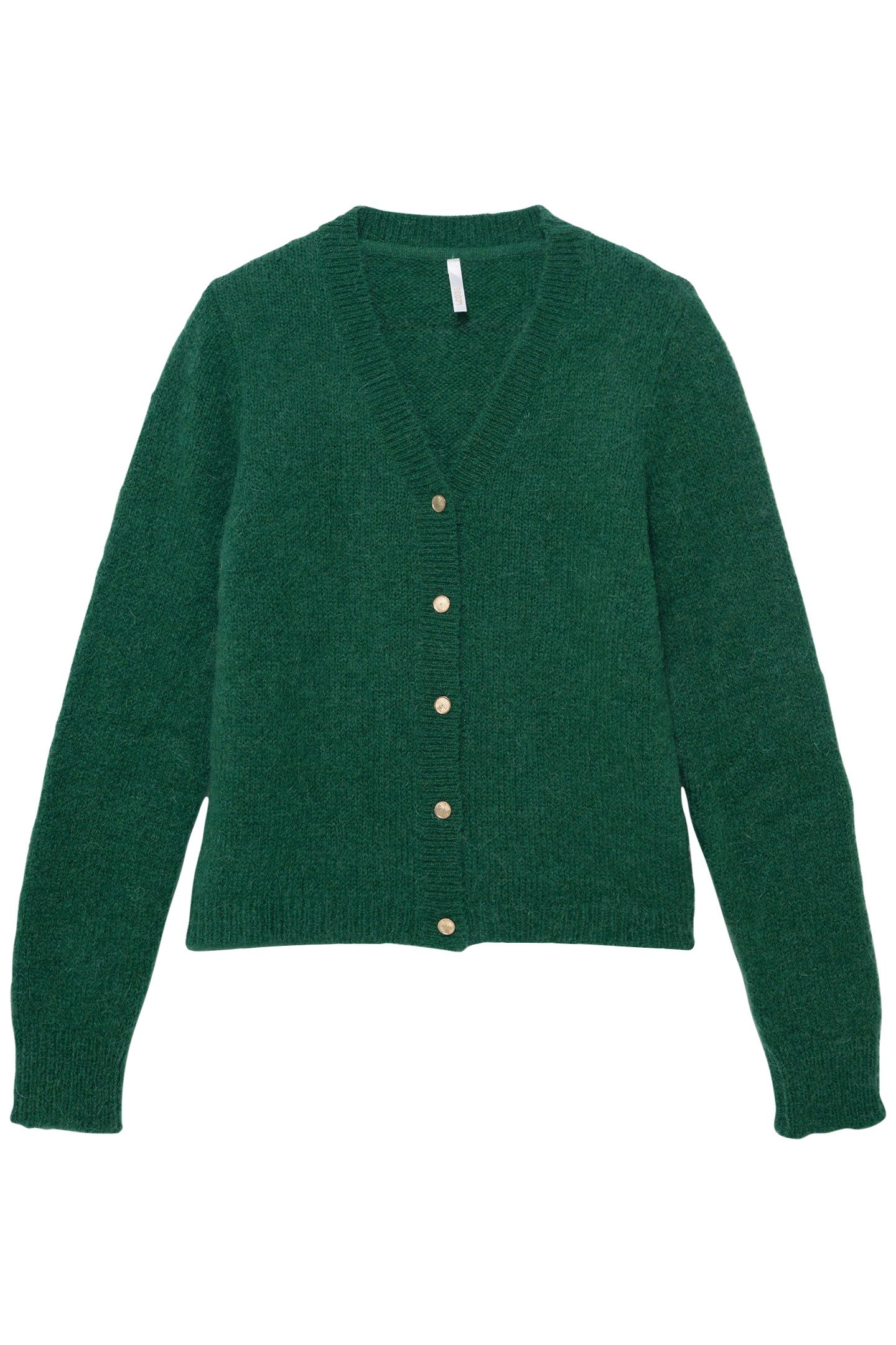 FANCY KNIT CARDIGAN MIDNIGHT GREEN 4