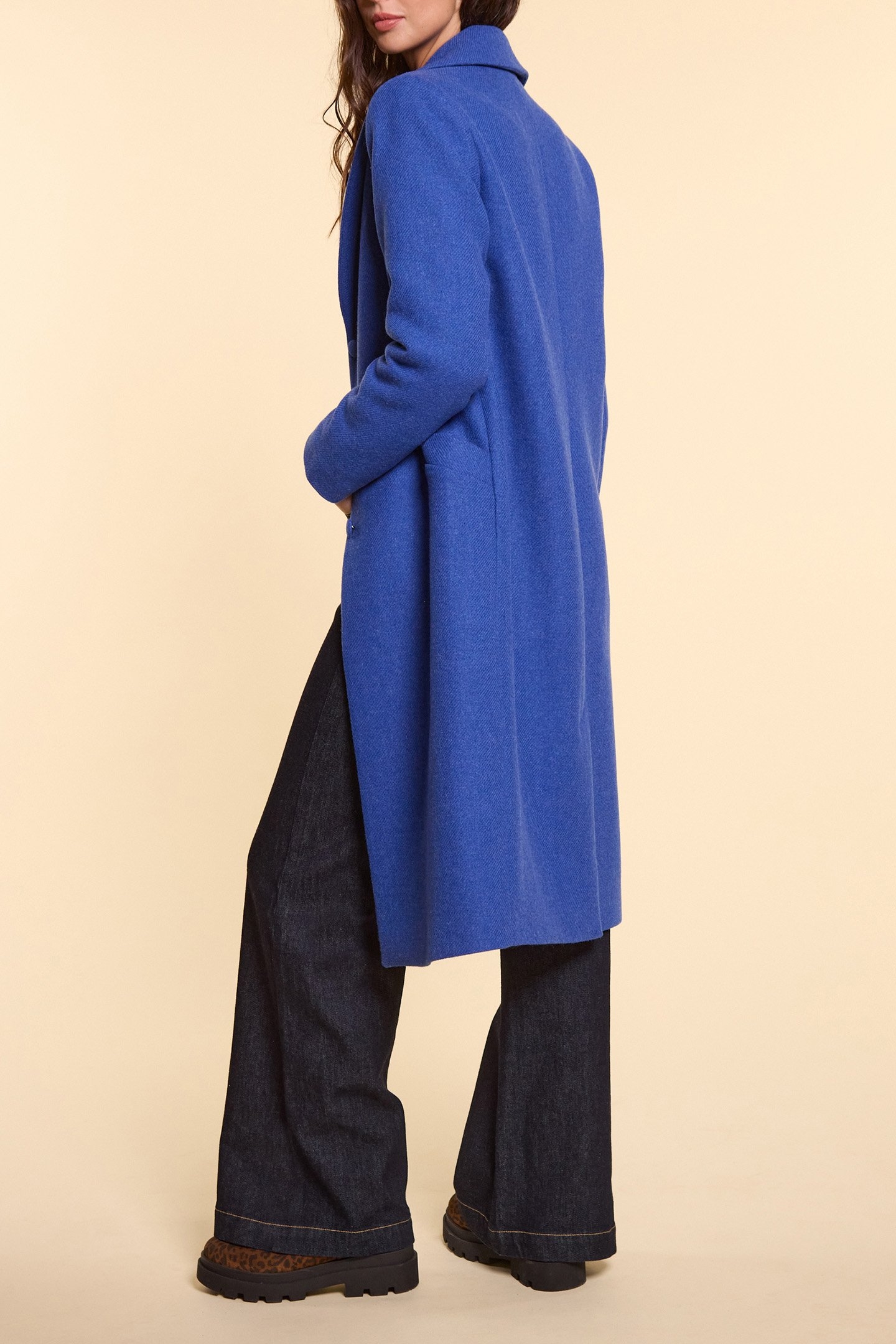 SKY BLUE LONG COAT 2
