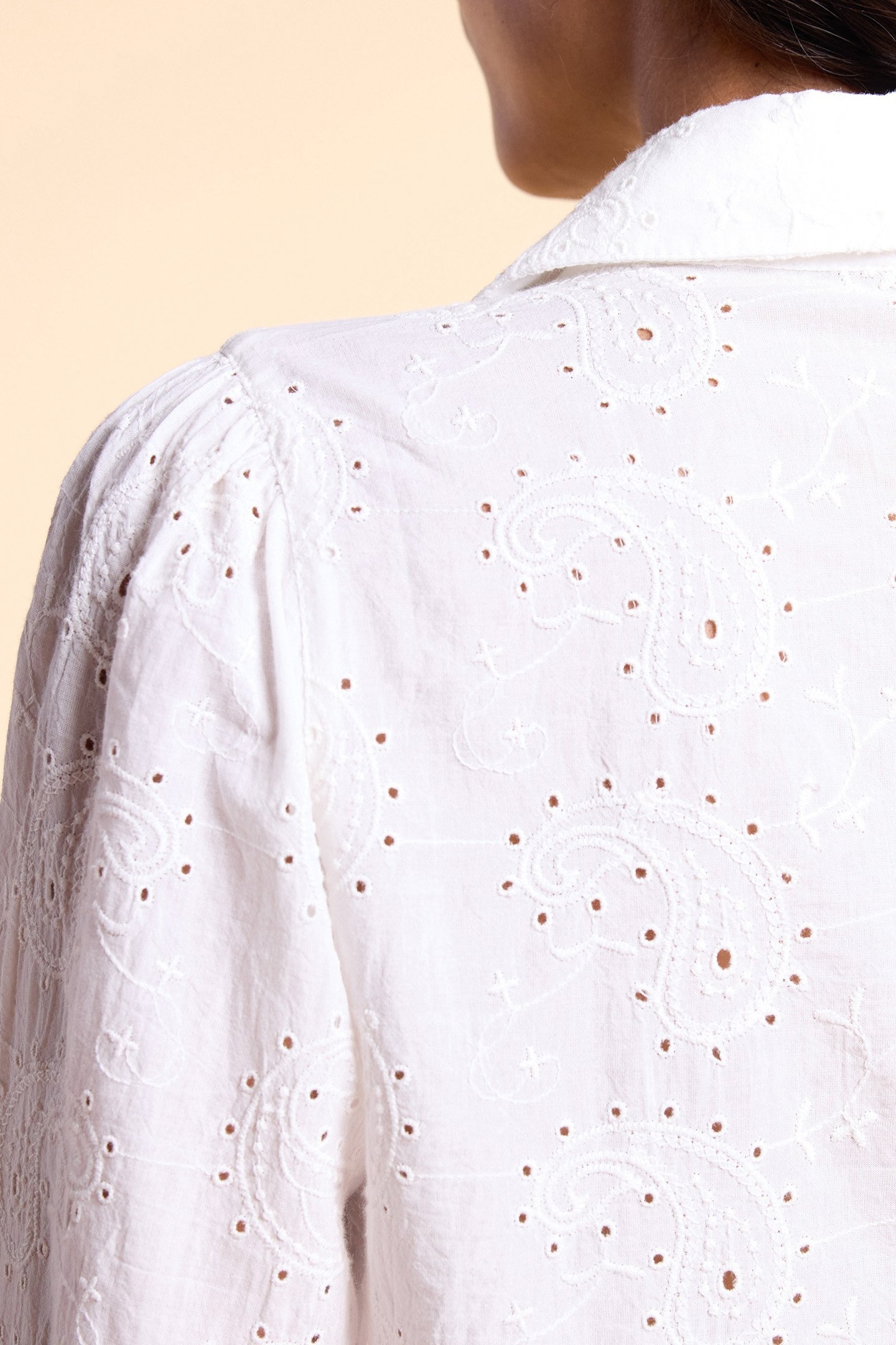 ECRU ENGLISH EMBROIDERY SHIRT 6