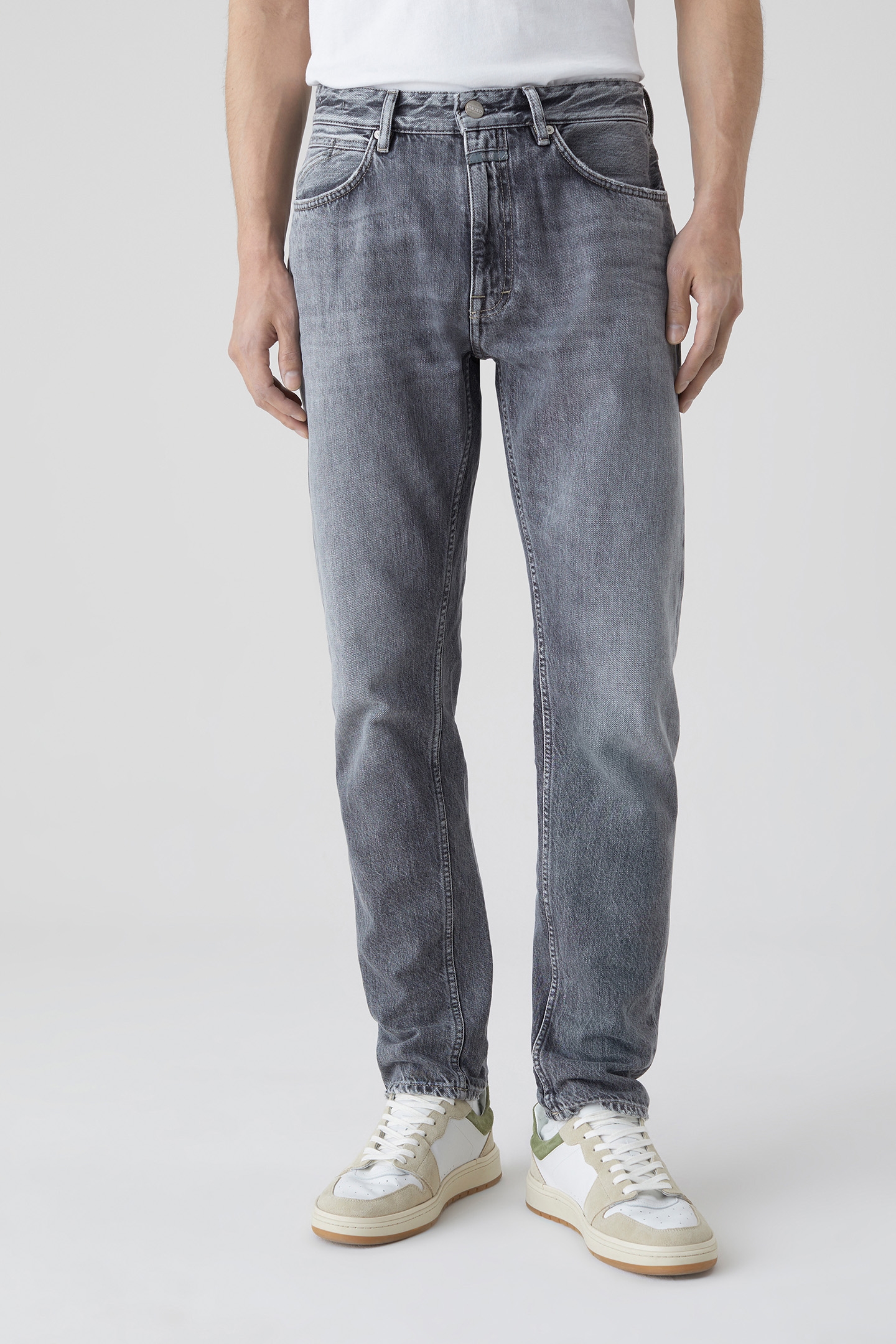 COOPER TAPERED JEANS MID GREY 1