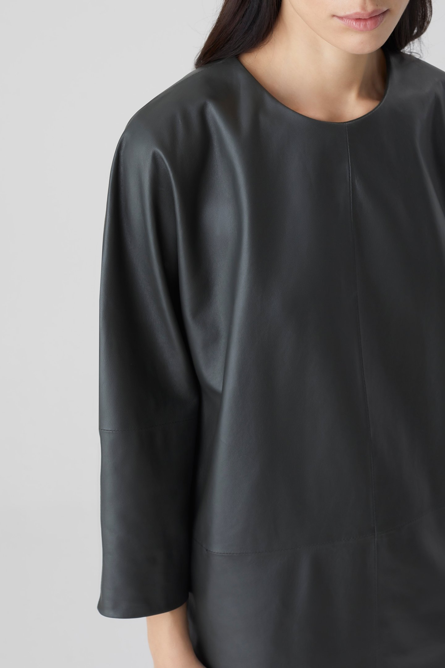 WIDE SLEEVE DRESS DRESSES WASHED BLACK 5