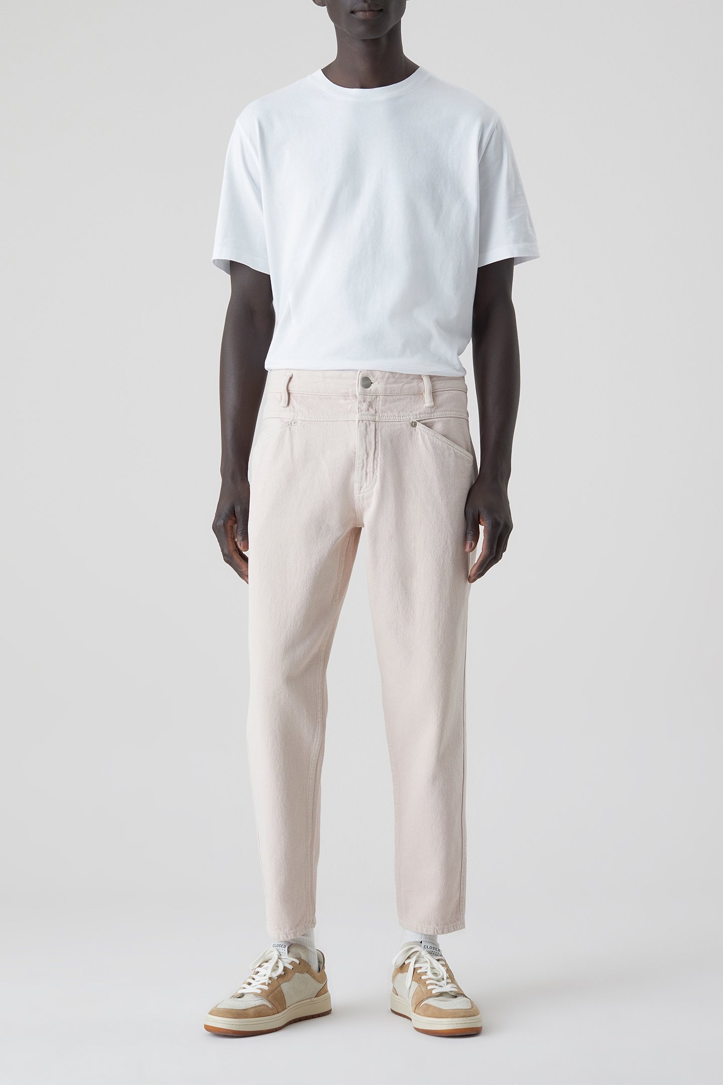 X-LENT TAPERED JEANS PINK HYDRANGEA 3