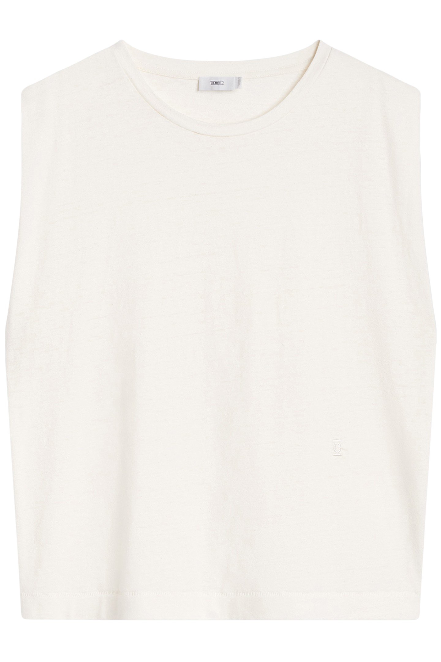 SLEEVELESS T-SHIRT T-SHIRTS IVORY 3