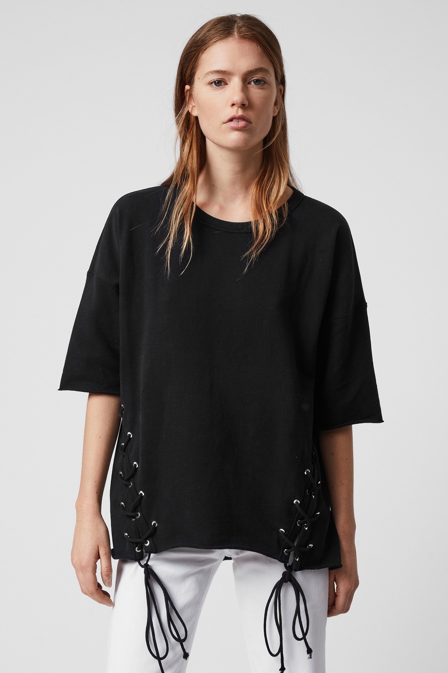 LORHAINE LACE SS SWE BLACK 1