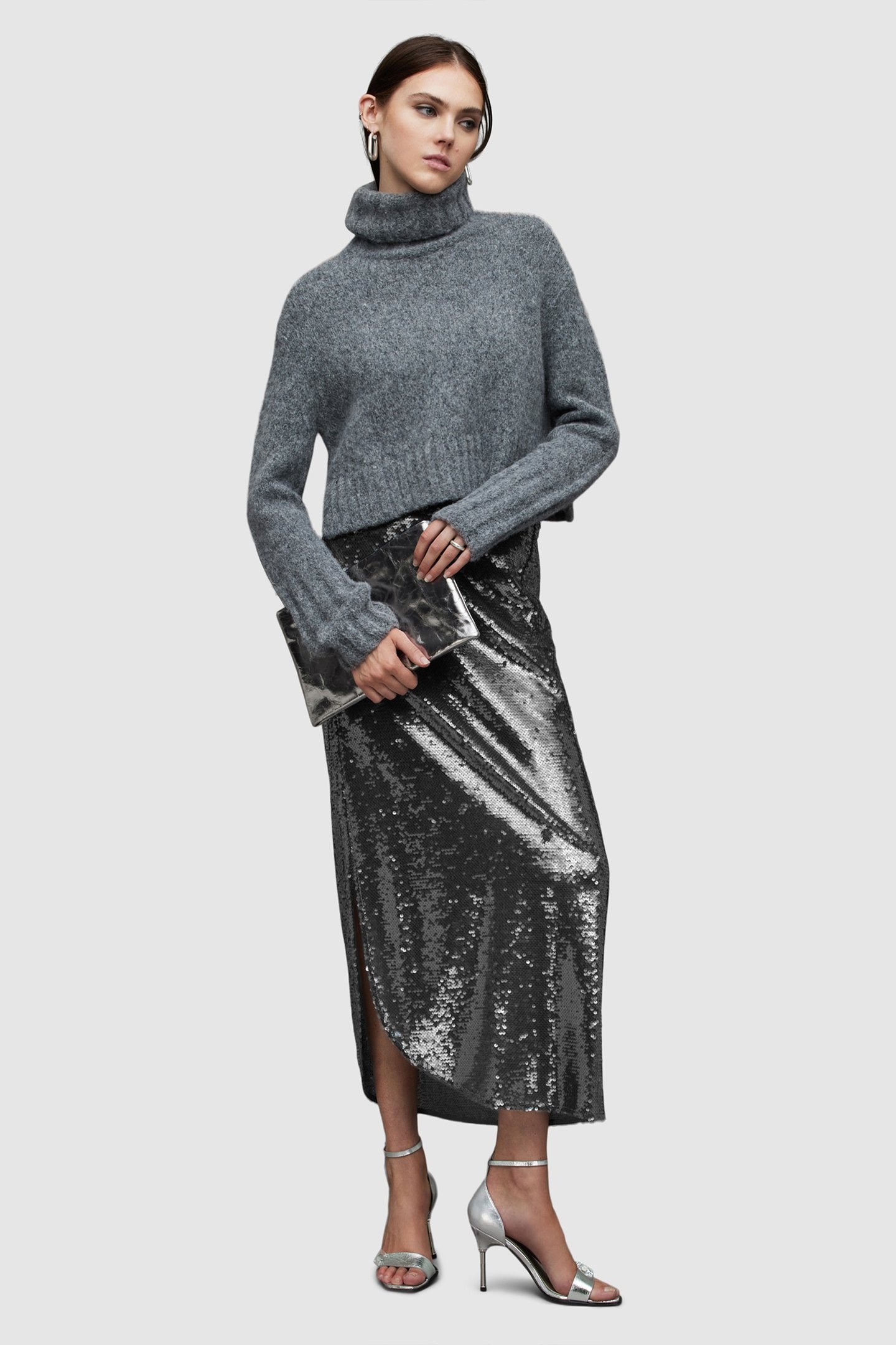 OPAL SPARKLE SKIRT CITY SMOKE GREY 6