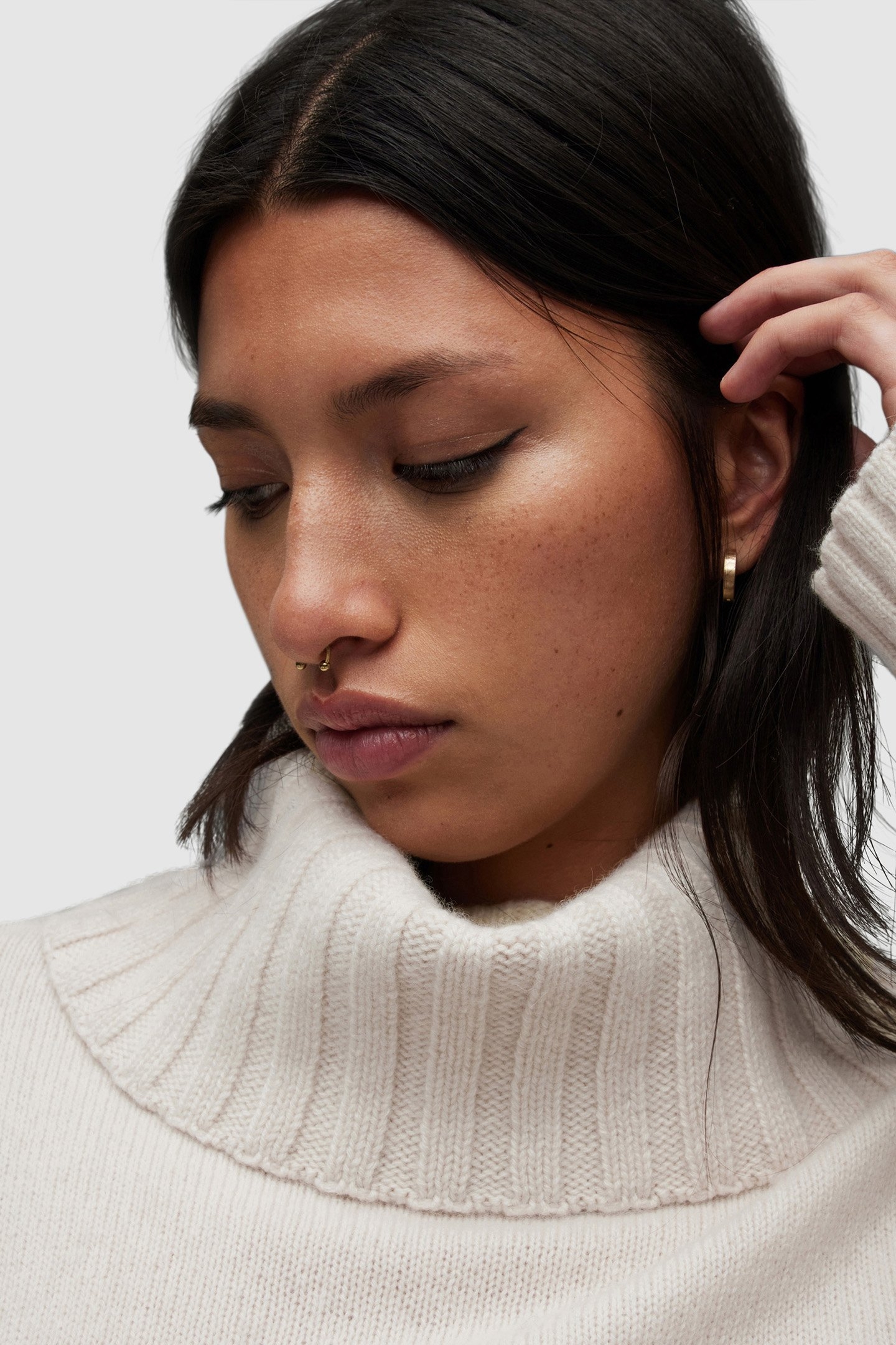 AKIRA CASH JUMPER IVORY WHITE 8