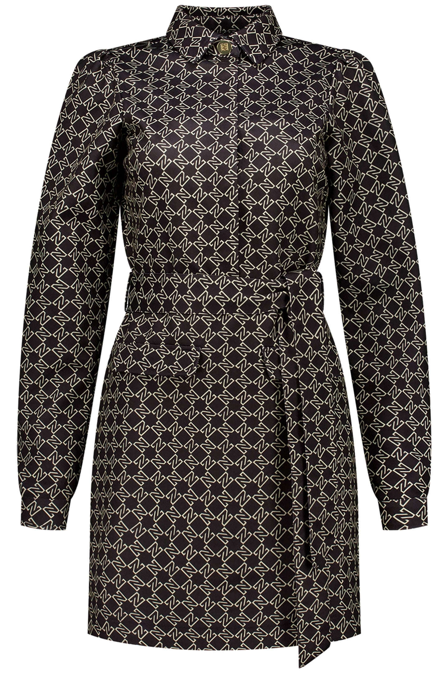 MONOGRAM LOGO DRESS BLACK 2