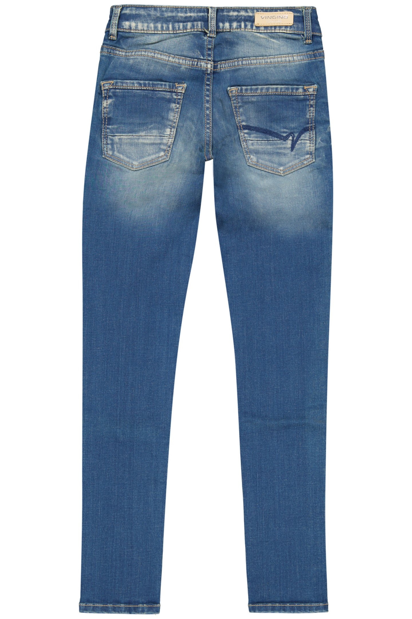 GIRL'S BERNICE JEANS MID BLUE WASH 2