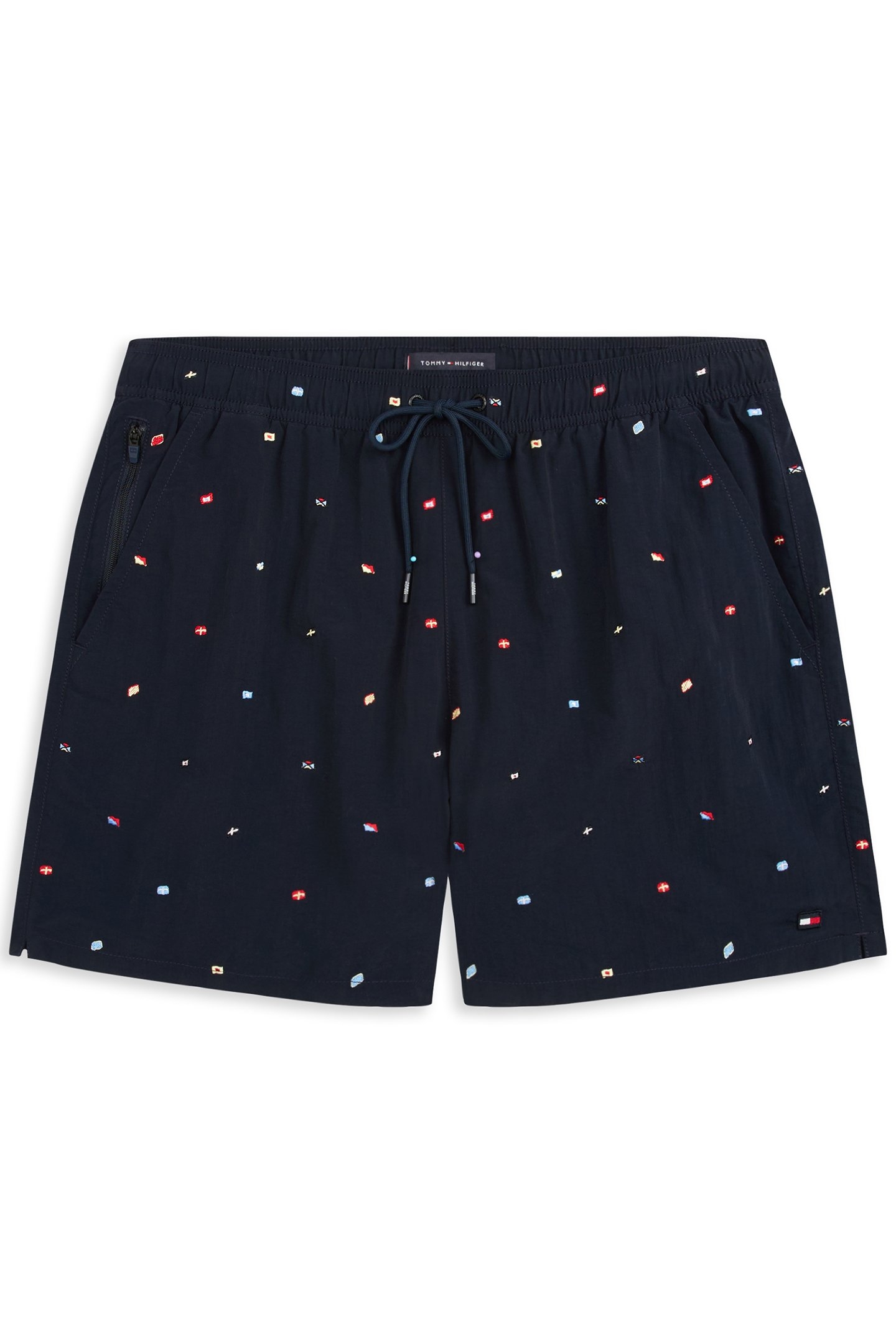 CR FLAG CRITTER DESERT SKY REGULAR FIT SWIM SHORTS BLUE 4