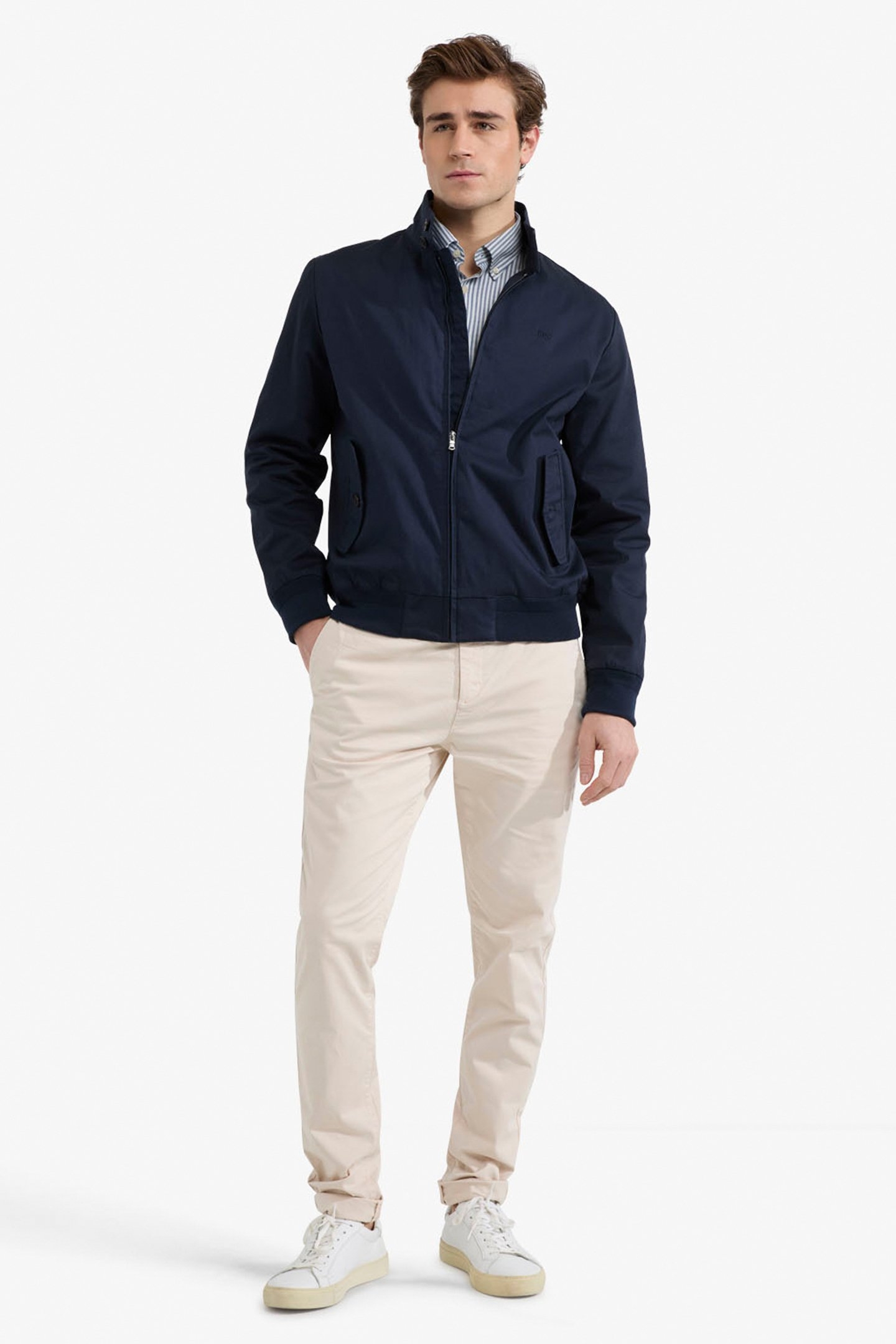 CLASSIC COTTON BOMBER NAVY 2
