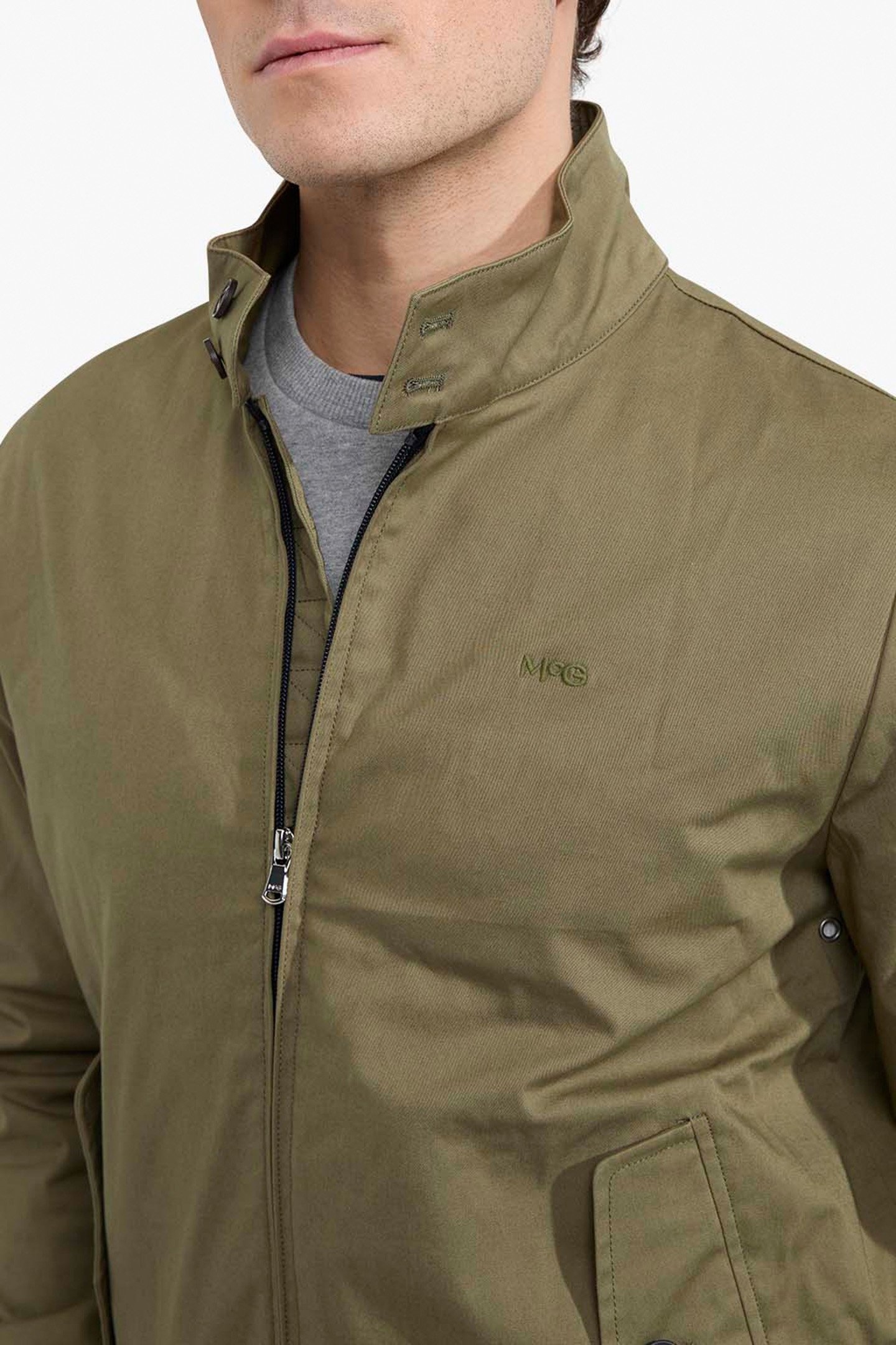 CLASSIC COTTON BOMBER OLIVE 6