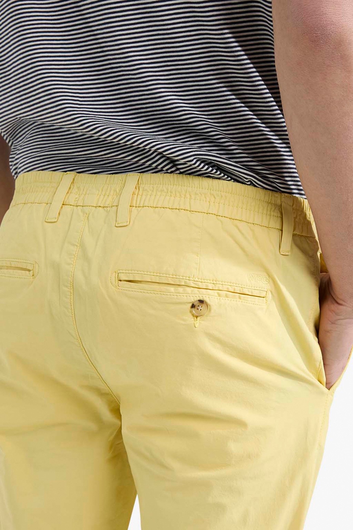 MF CHINO SUMMER POPLIN LEMON YELLOW 5