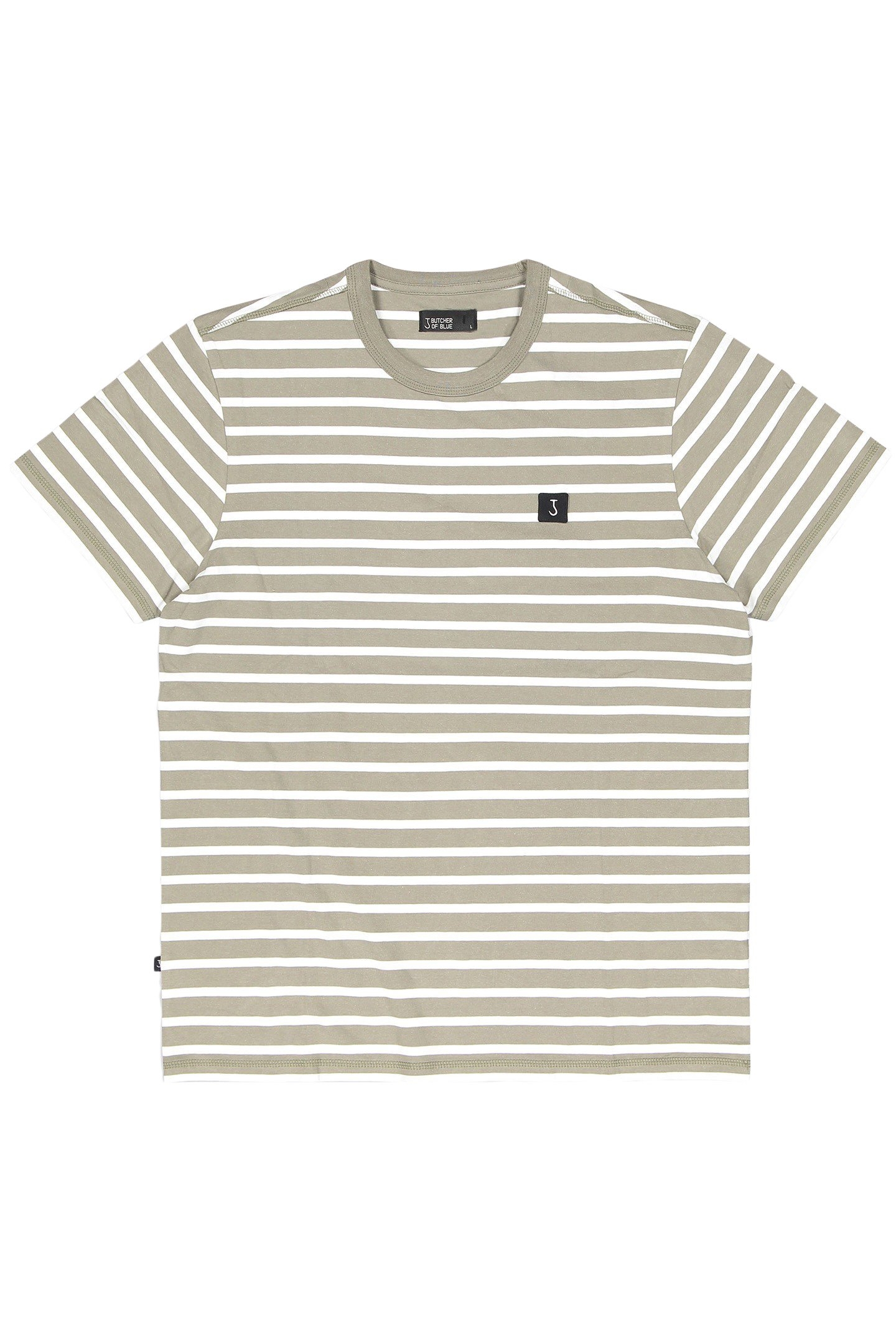 CLASSIC STRIPE TEE GRANITE GREEN 3
