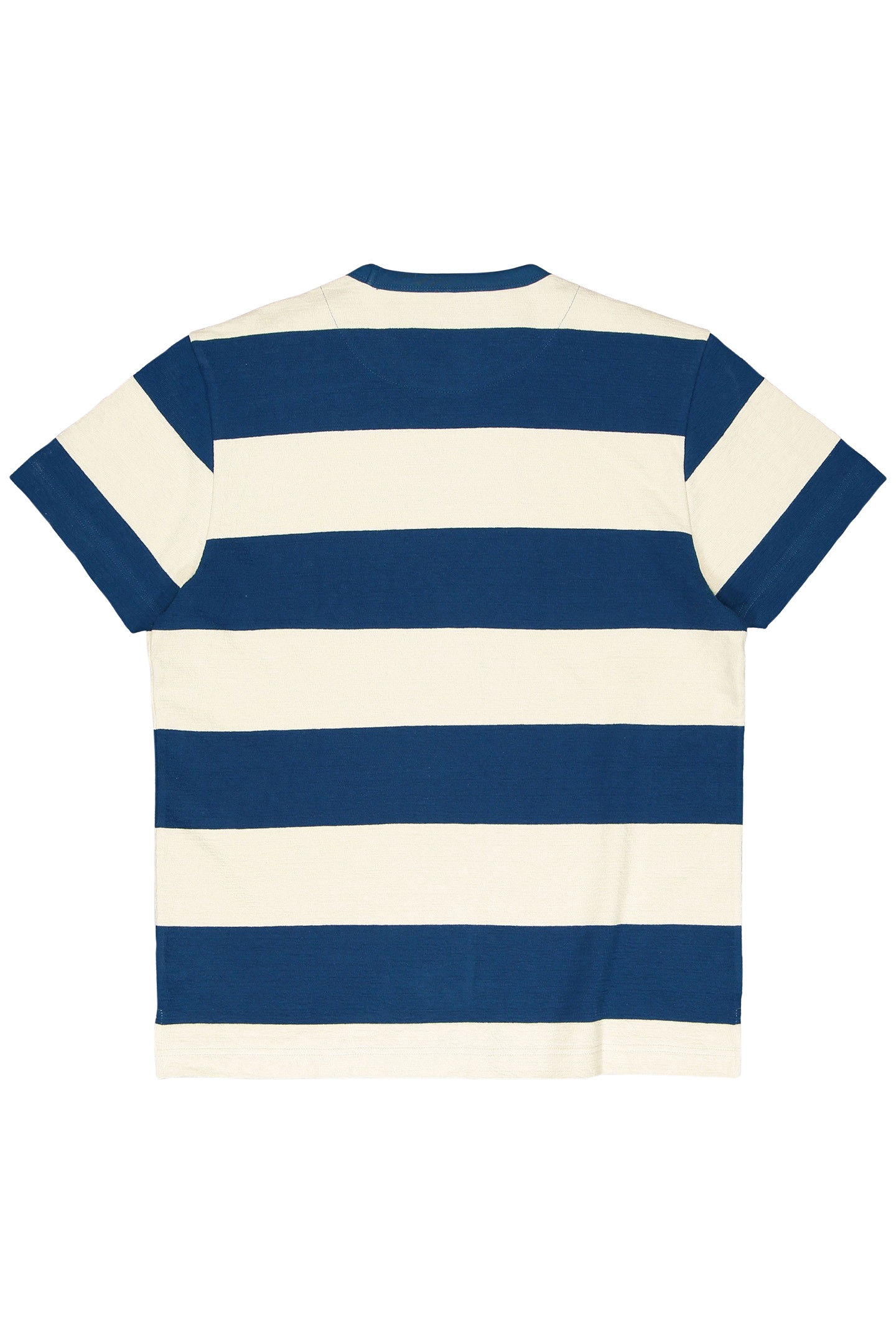 GASPARD LOOSE BOLD STRIPE TEE LAPIS BLUE 4