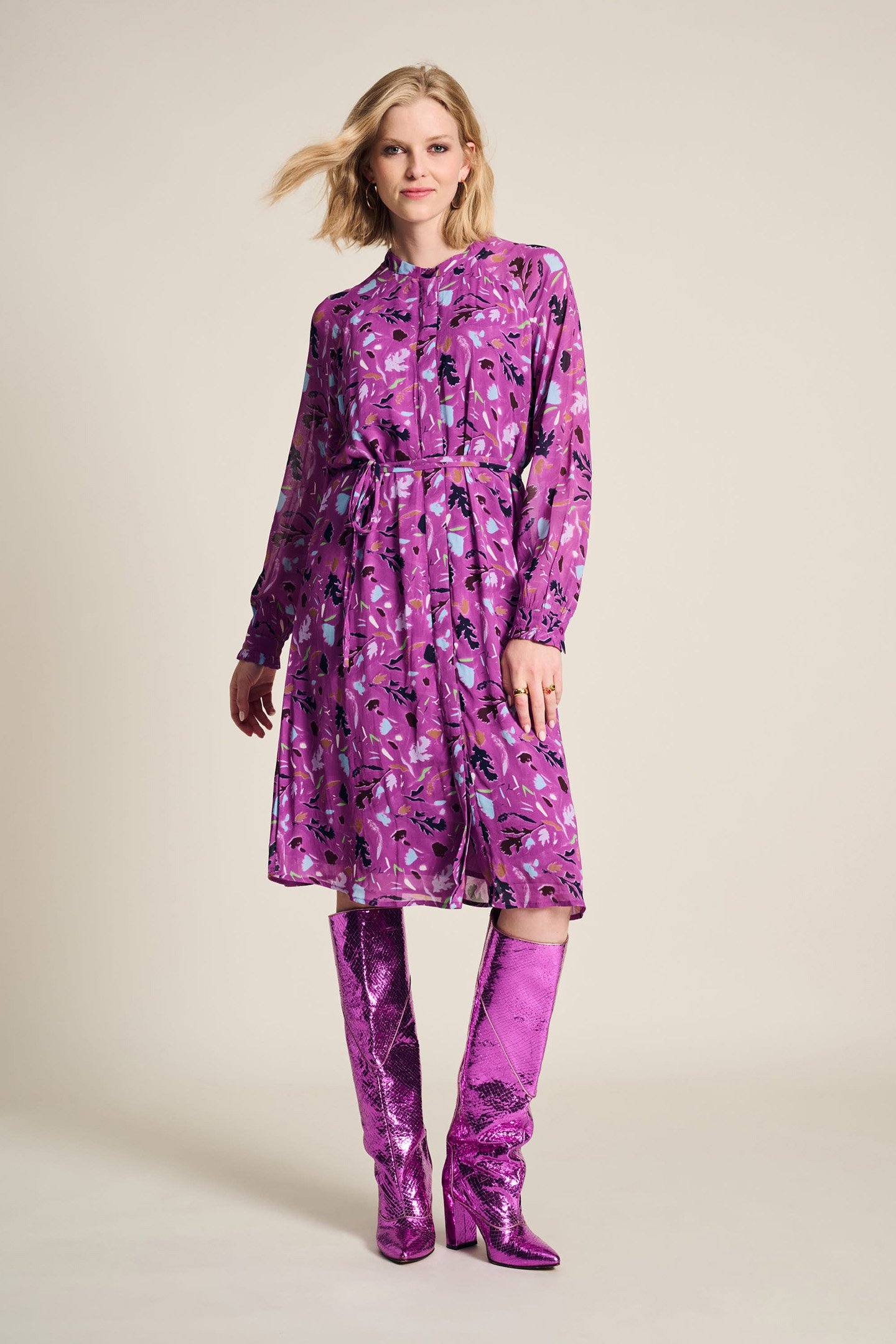 DRESS - FEATHERFEST CACTUS PINK 1