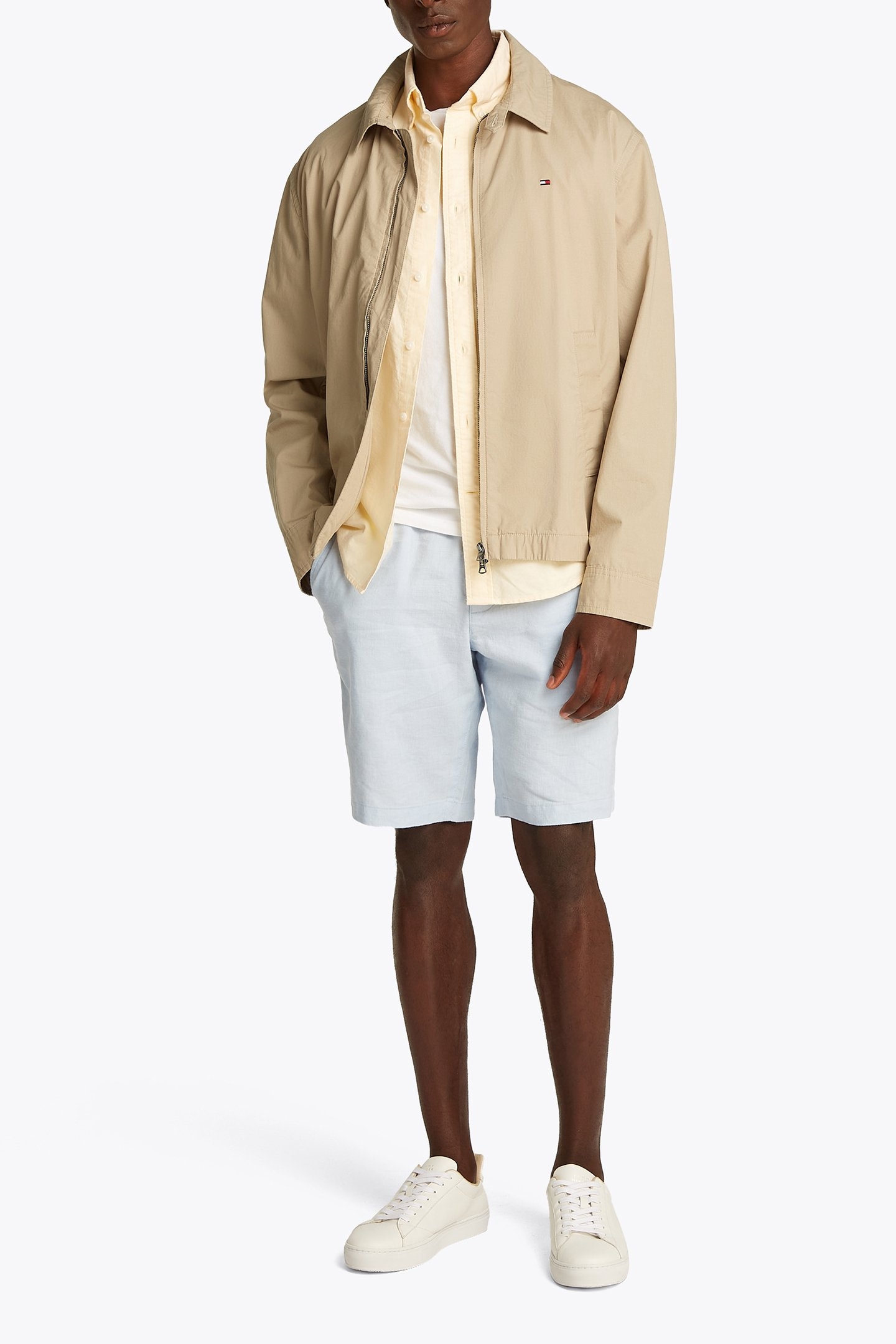 LOOSE FIT LONG SLEEVE JACKET BEIGE 2