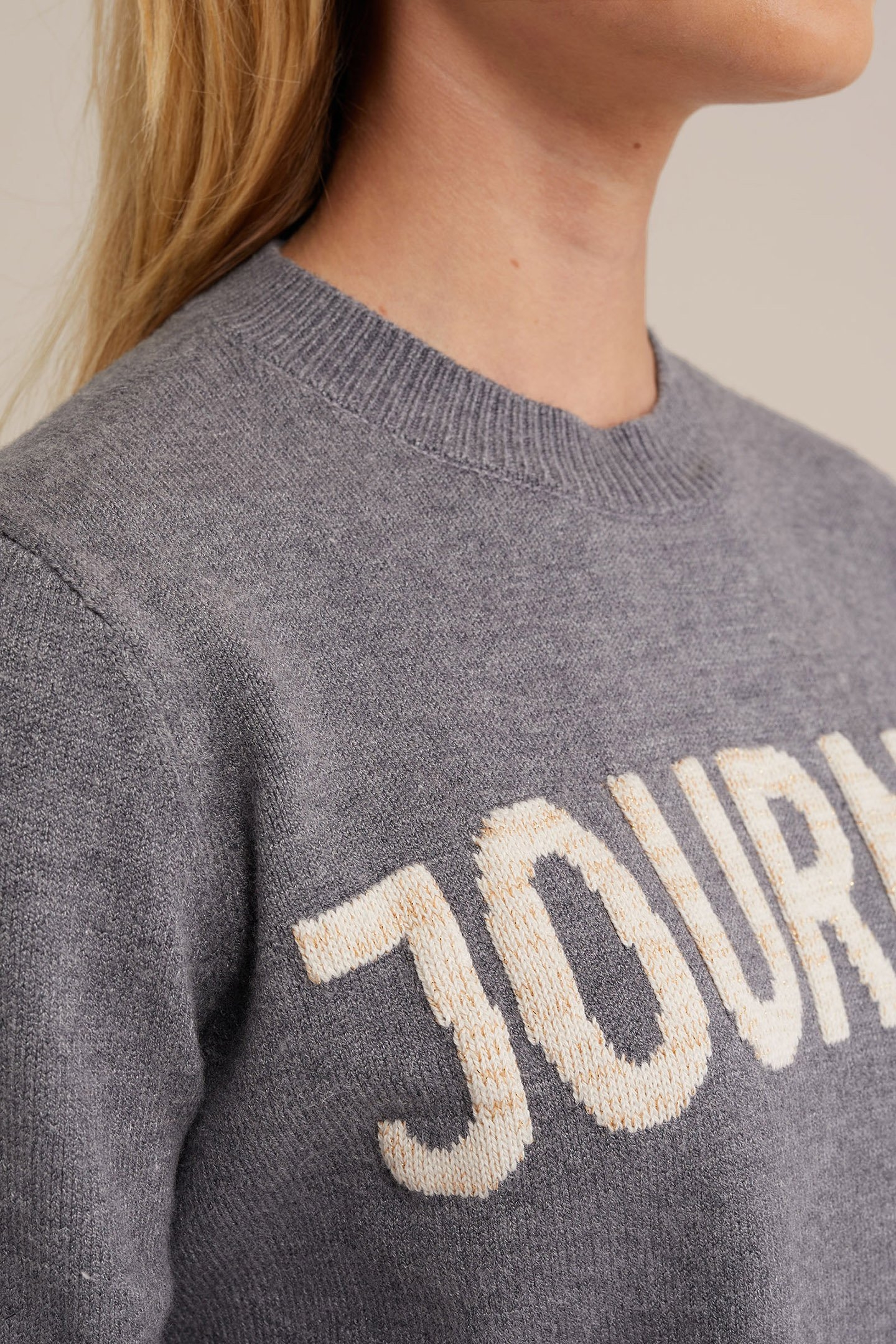 KNITTED PULLOVER GREY 6