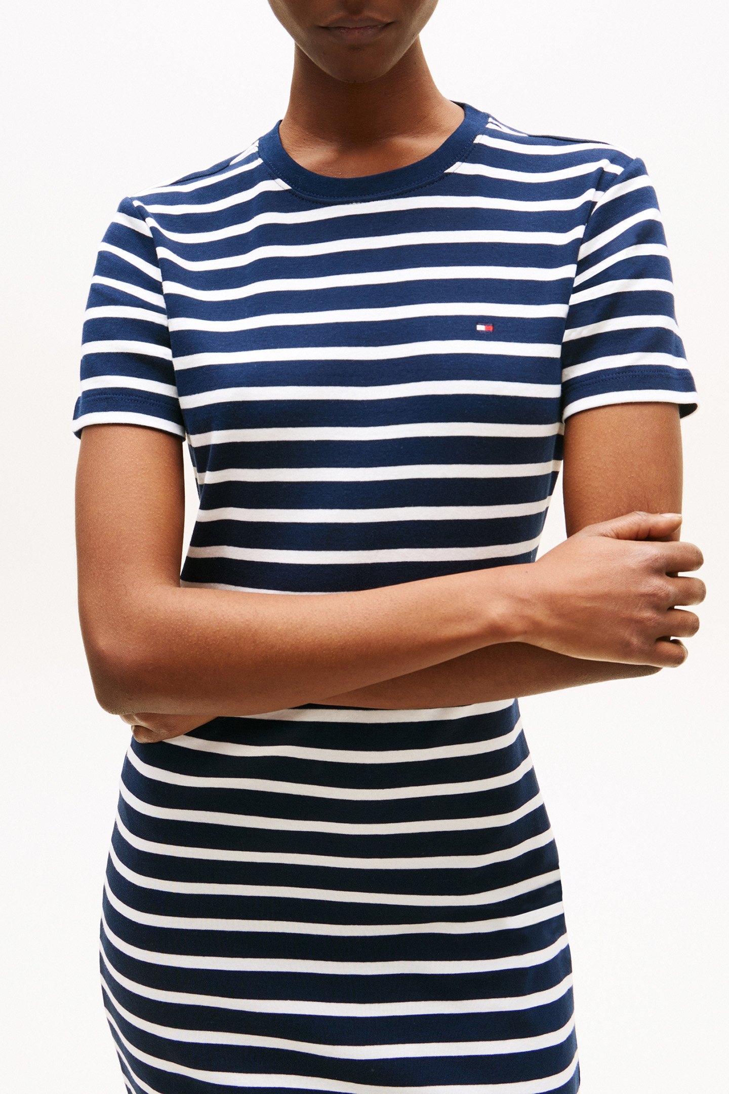 CODY SLIM FIT JERSEY DRESS SHORT BRETON/NAVY/BLUE 3