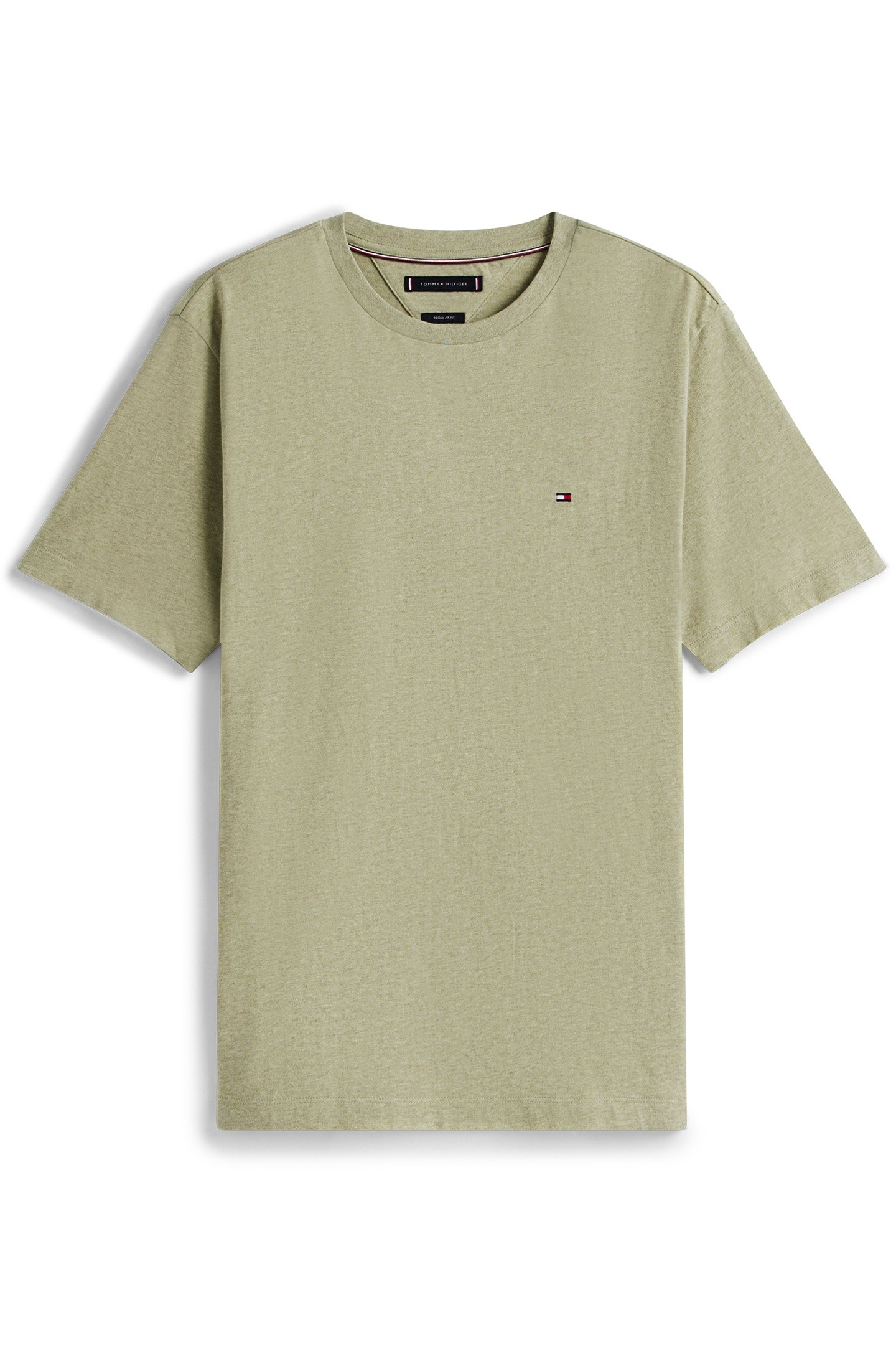 ESSENTIAL T-SHIRT REGULAR FIT OLIVE GREEN 4