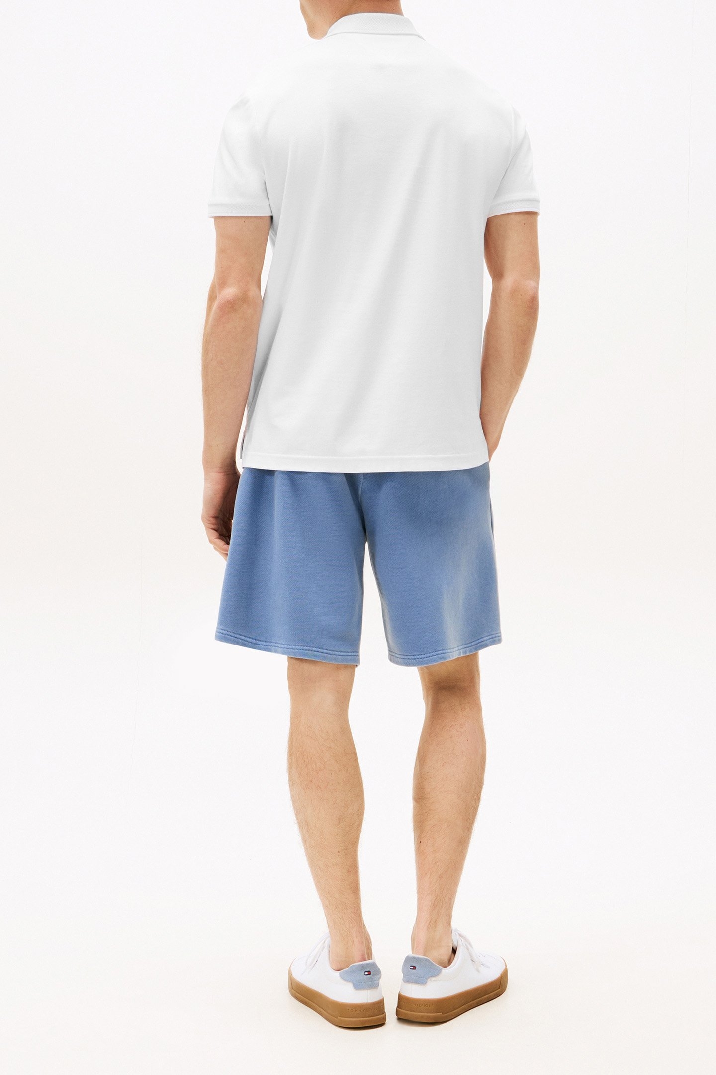 INTERLOCK ZIP REG POLO WHITE 3