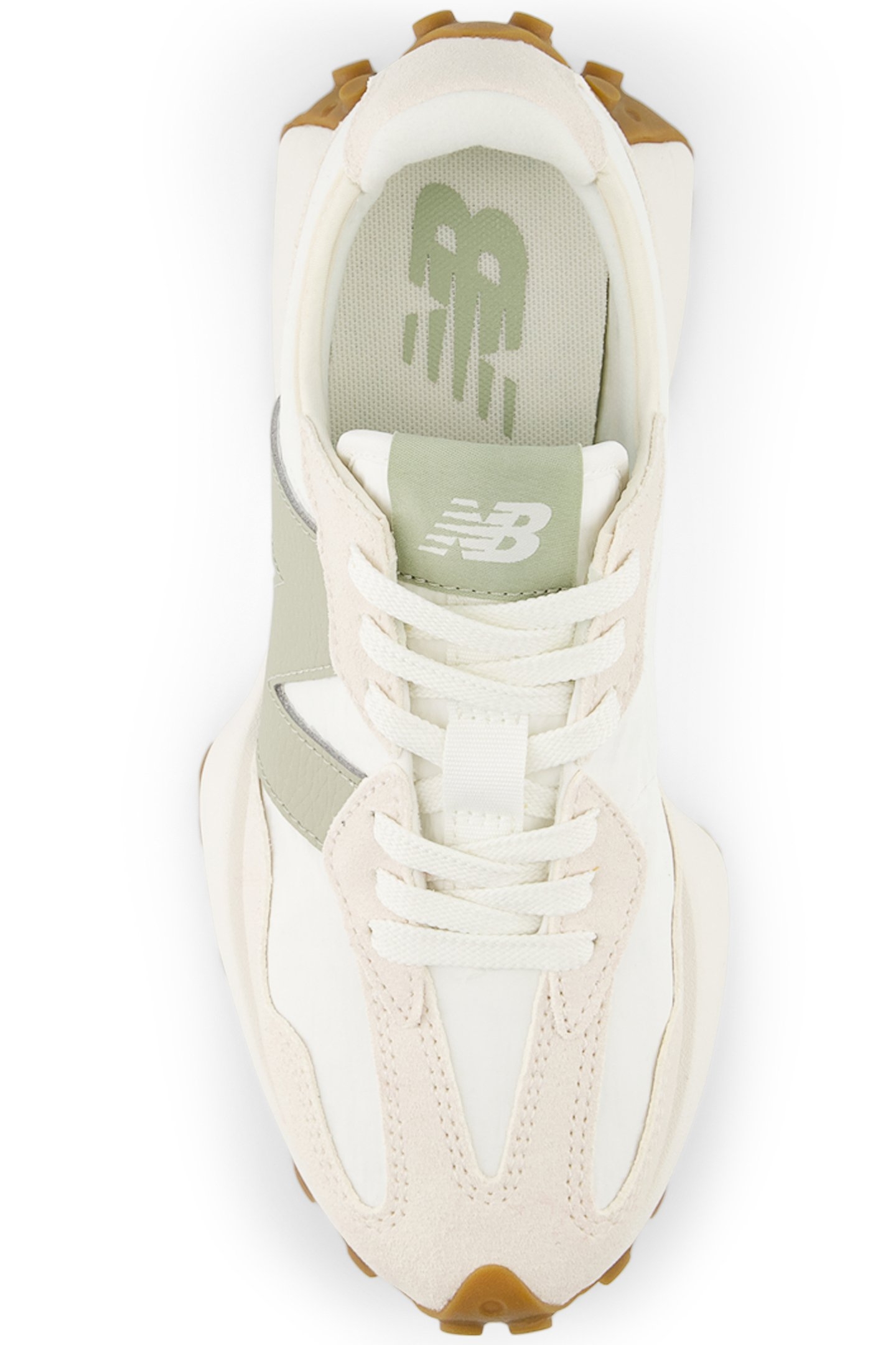 WS327FTB SNEAKERS IN WHITE AND GREEN 5