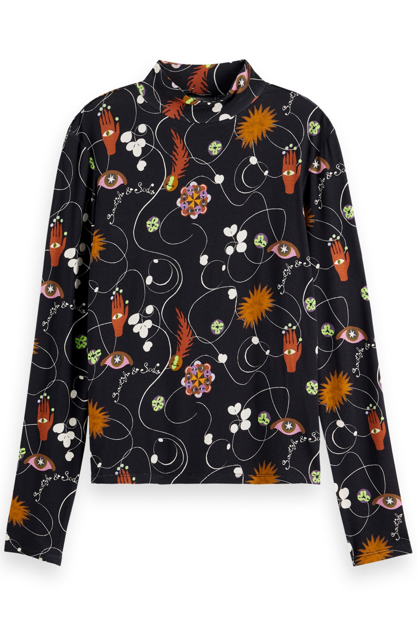 AOP PRINTED LONG SLEEVE T-SHIRT FREE MIND 4