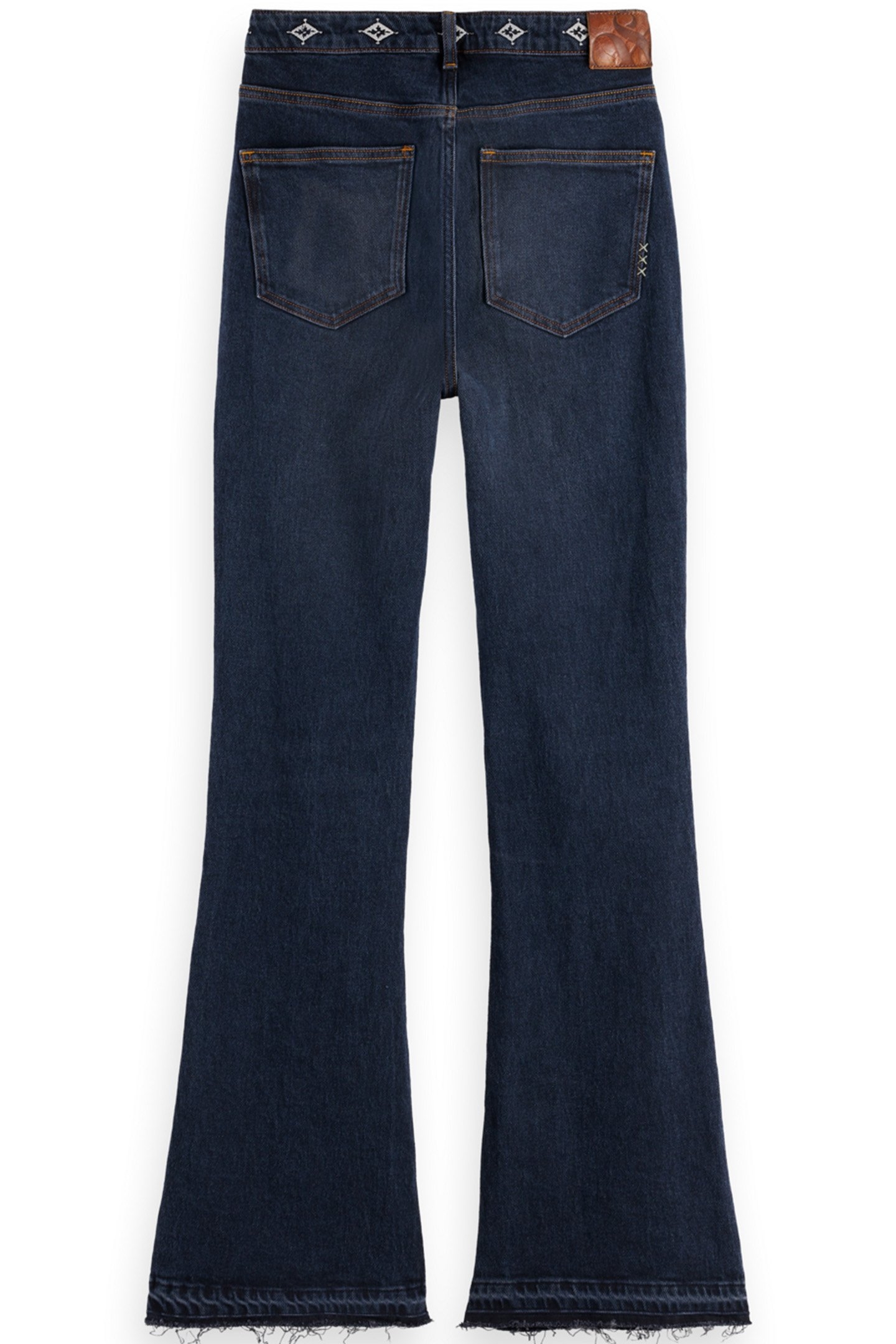 THE CHARM FLARED JEANS WITH EMBROIDERY DETAILS — ROAD TRIP 5