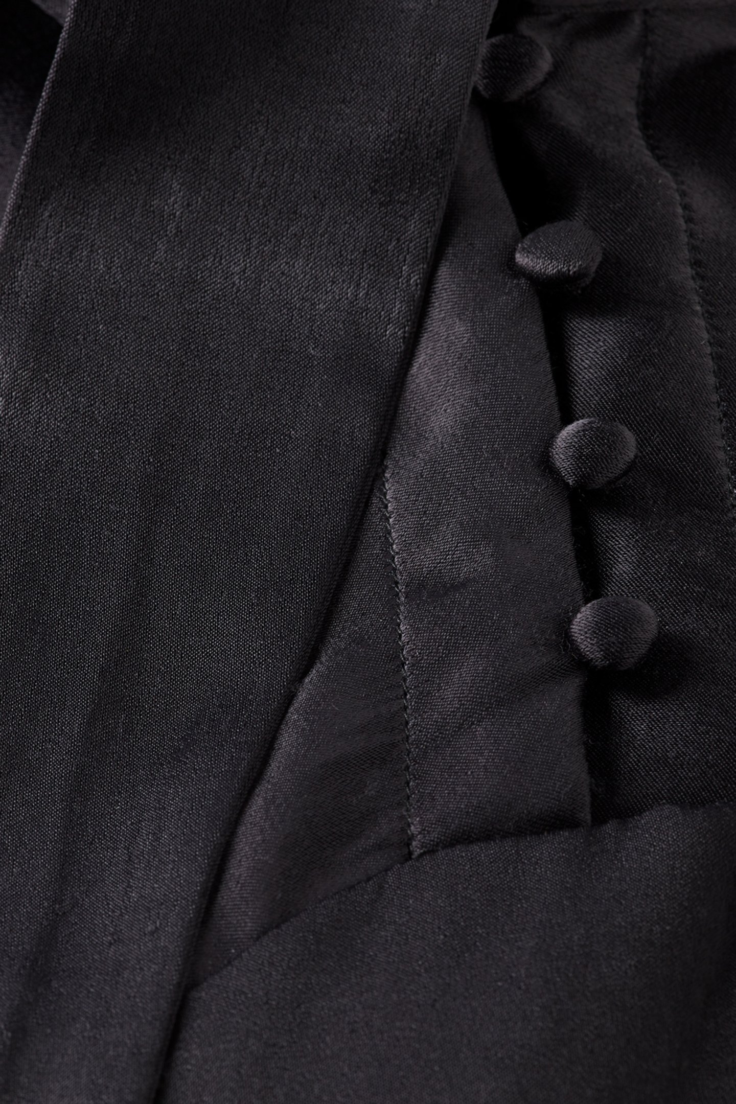 BOW NECK TOP EVENING BLACK 3