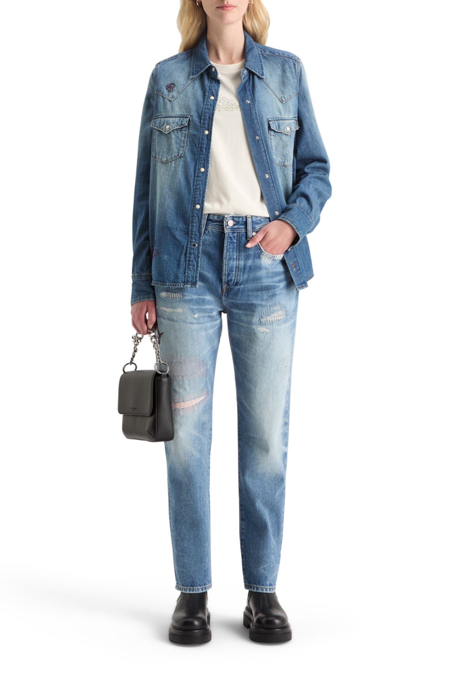 THE BUZZ SLIM BOYFRIEND JEANS - PLAYLIST 7