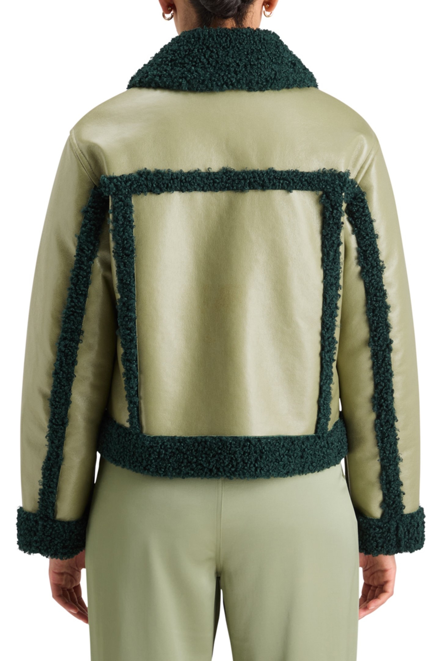 VINYL JACKET WASHED SAGE 2