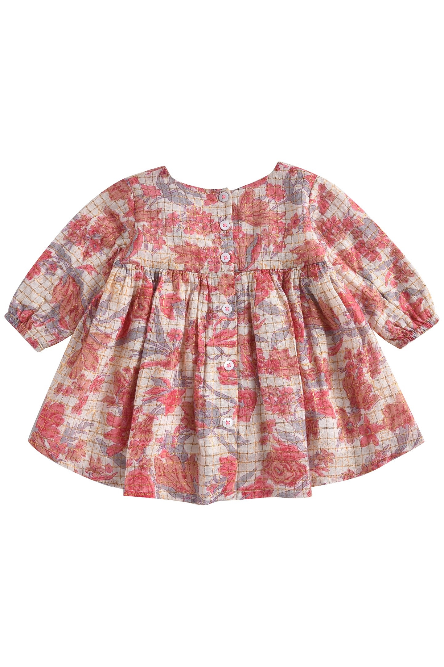 DRESS FELIZITA PINK FLOWERS 2