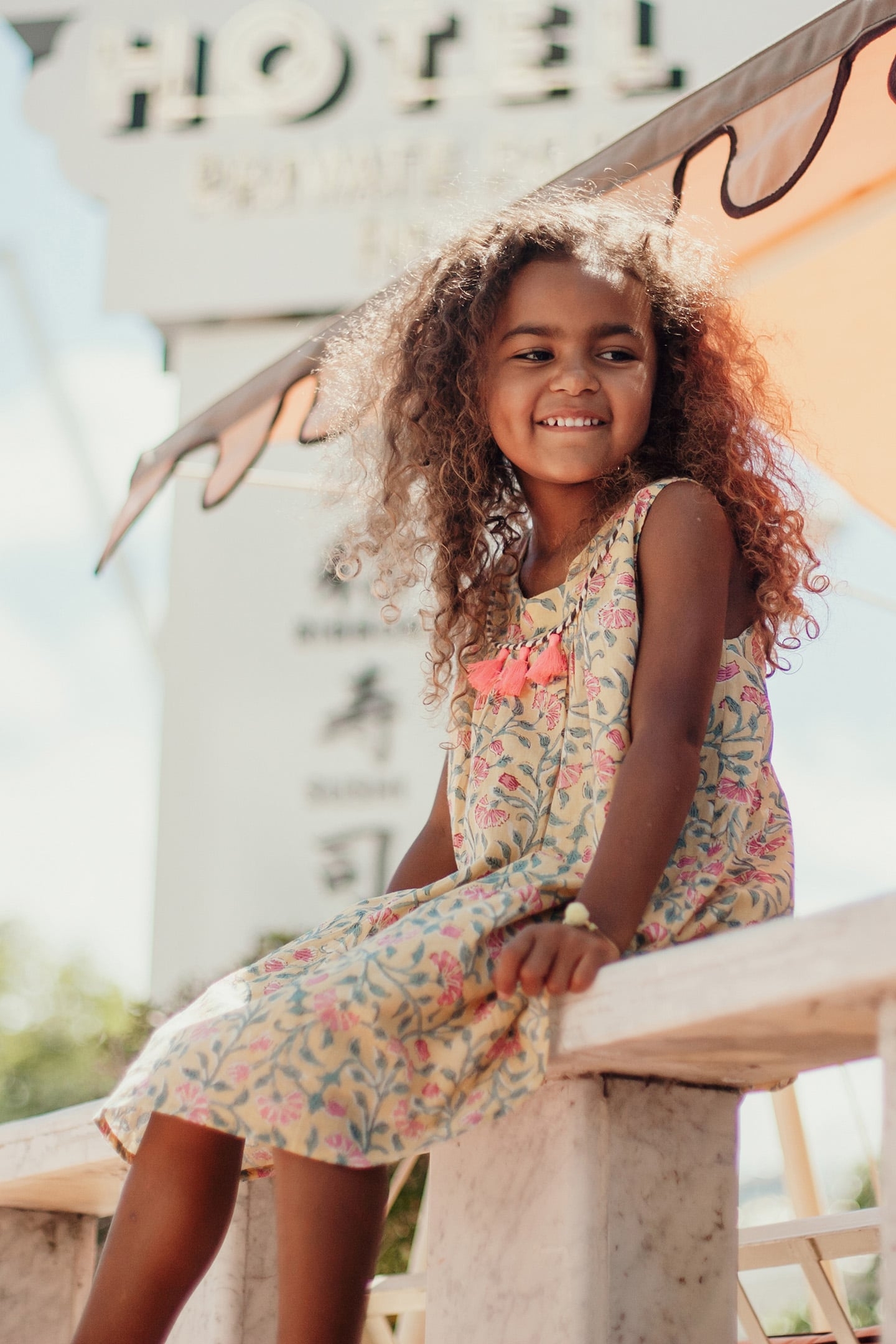 DRESS CALKINI LEMON FLOWERS 1