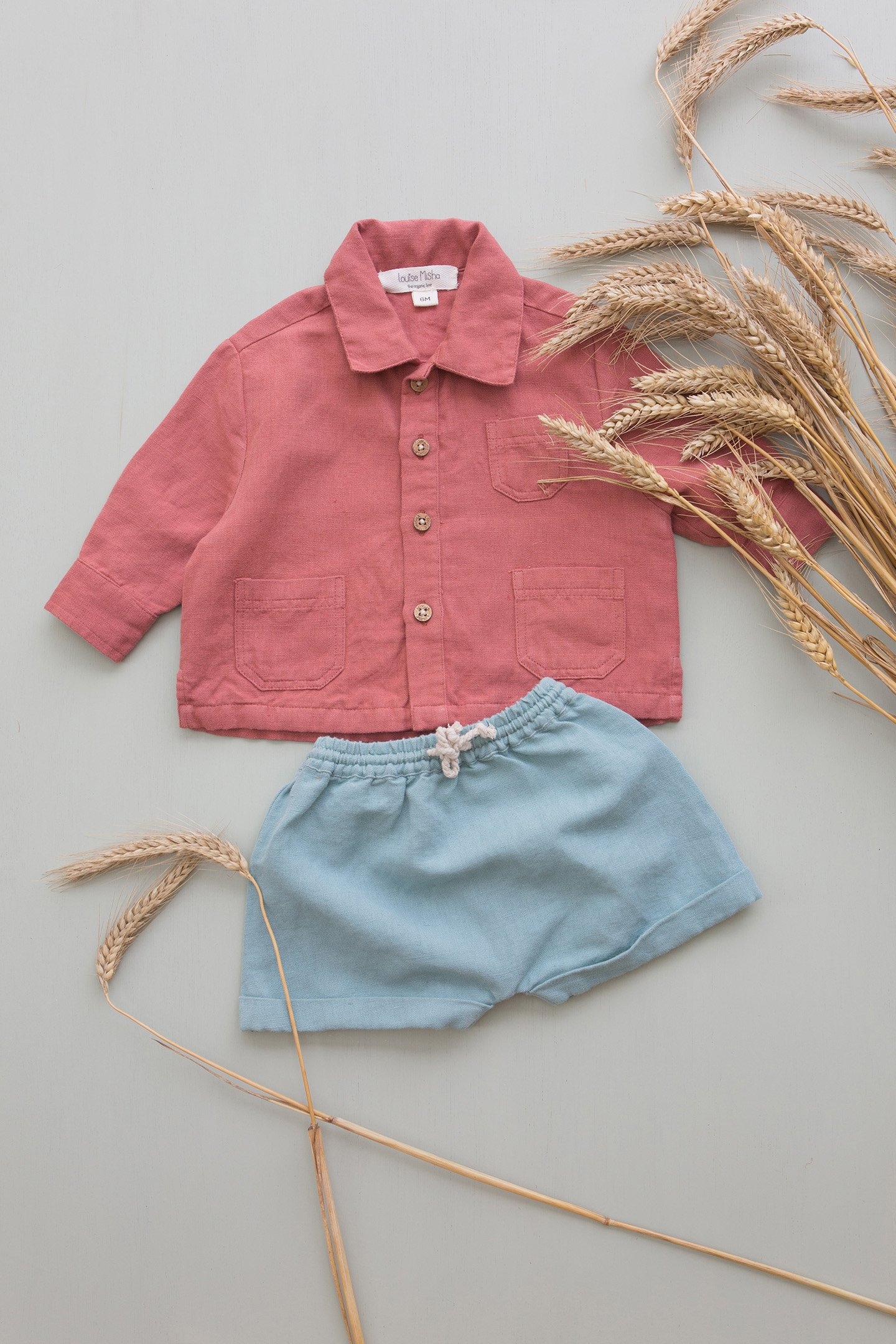 SHORTS ALIKI VINTAGE BLUE 5