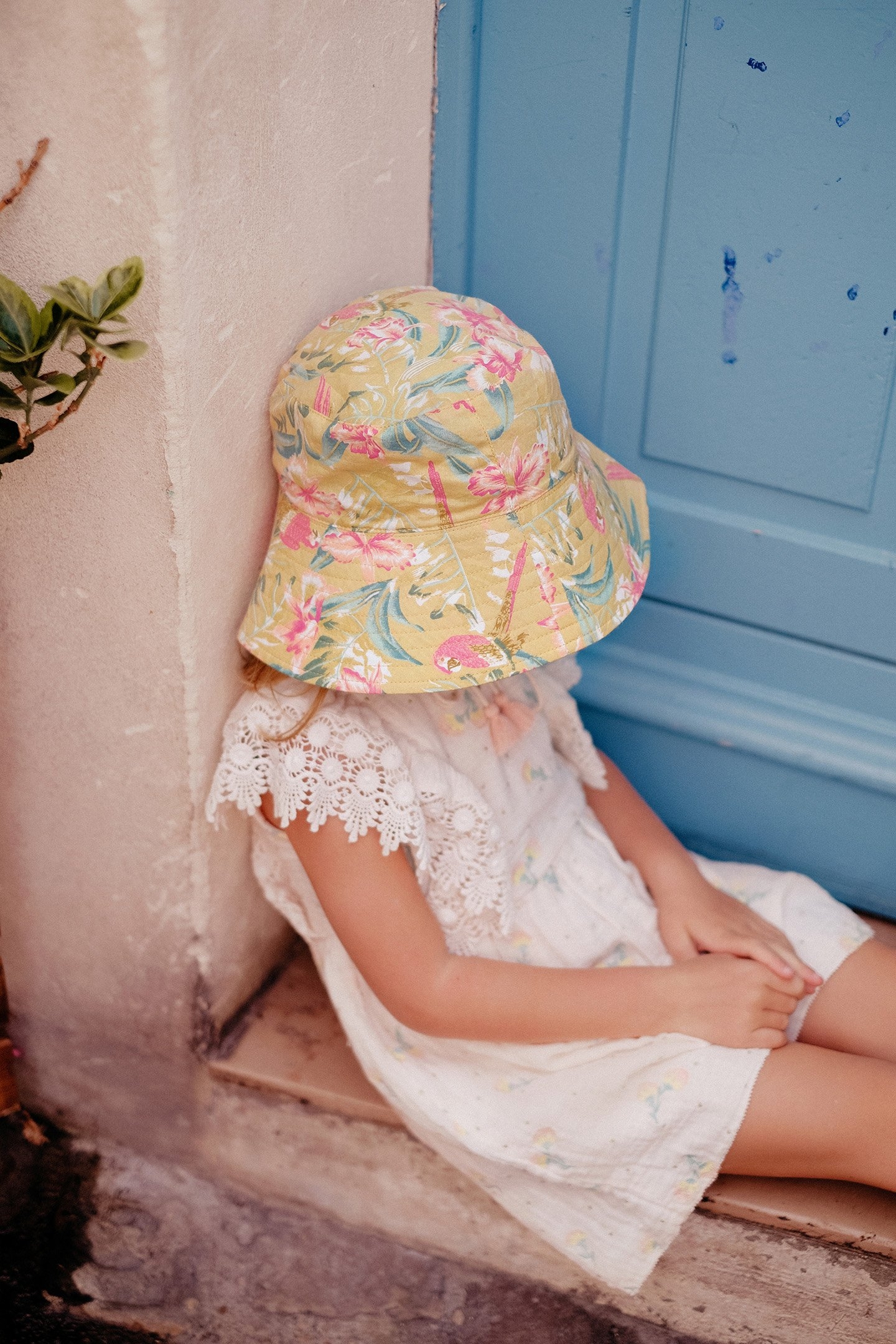 SUN HAT LAGIK SOFT HONEY PARROTS 4