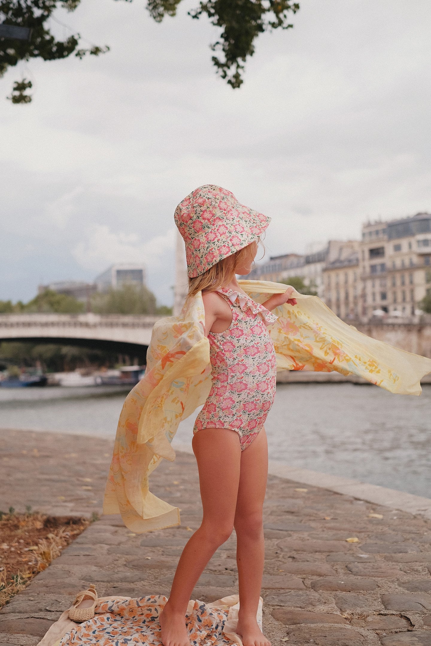 BATHING SUIT AUDREY PINK MEADOW 3