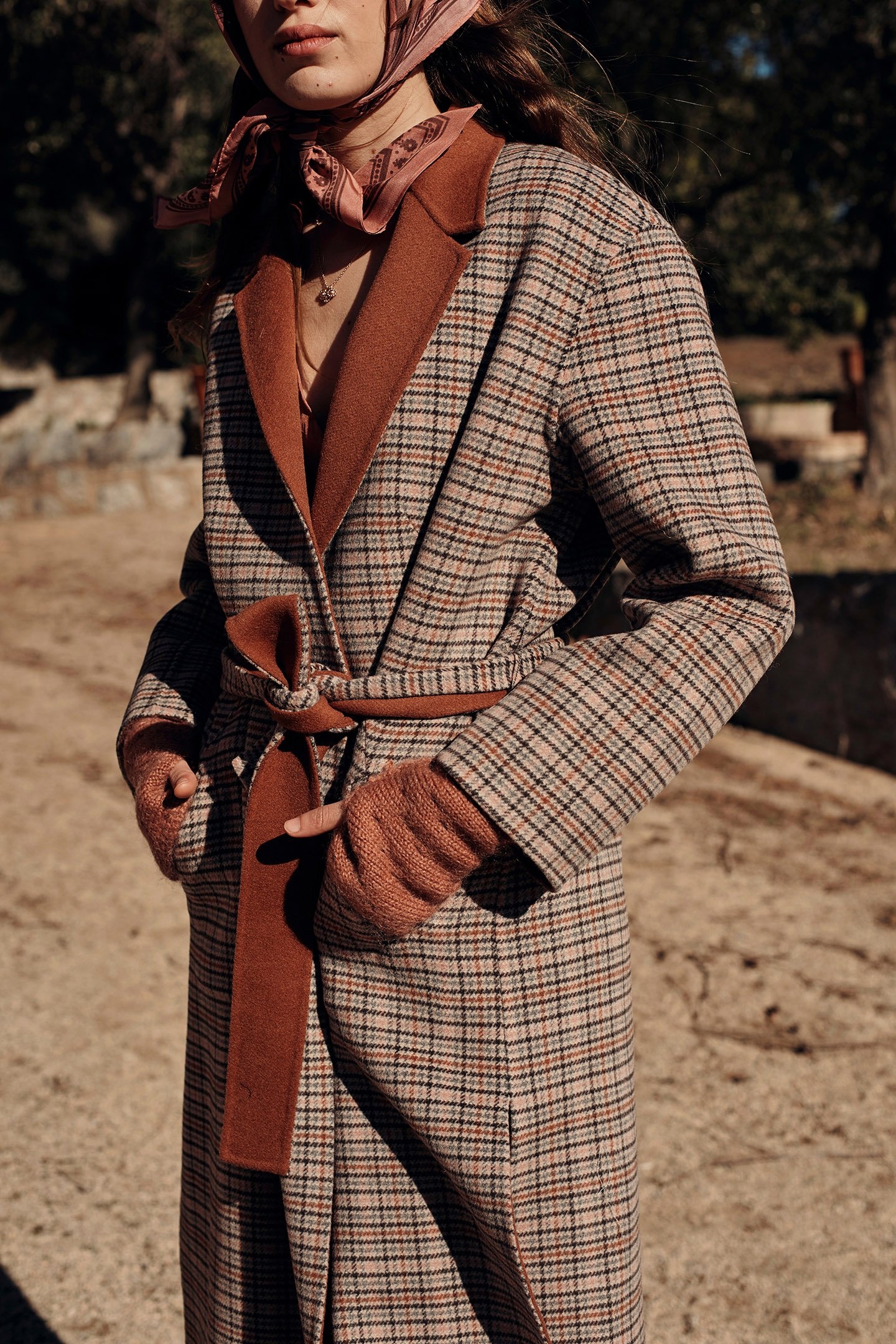 REVERSIBLE COAT SULLY SIENNA / NUTS 8