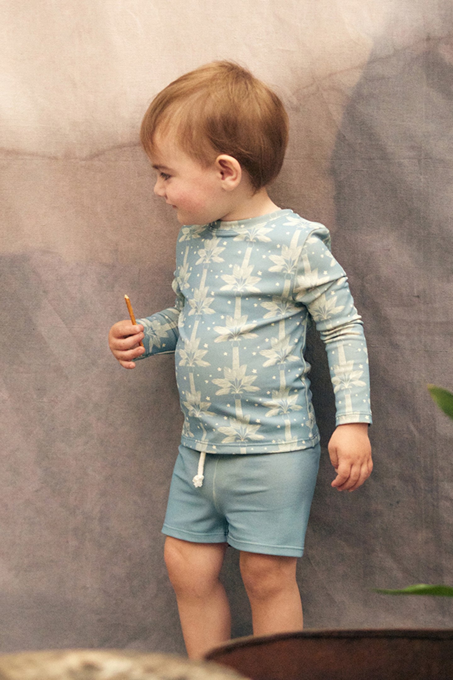 SWIMSUIT AGIK BLUE PEACOCK MANDALA 1