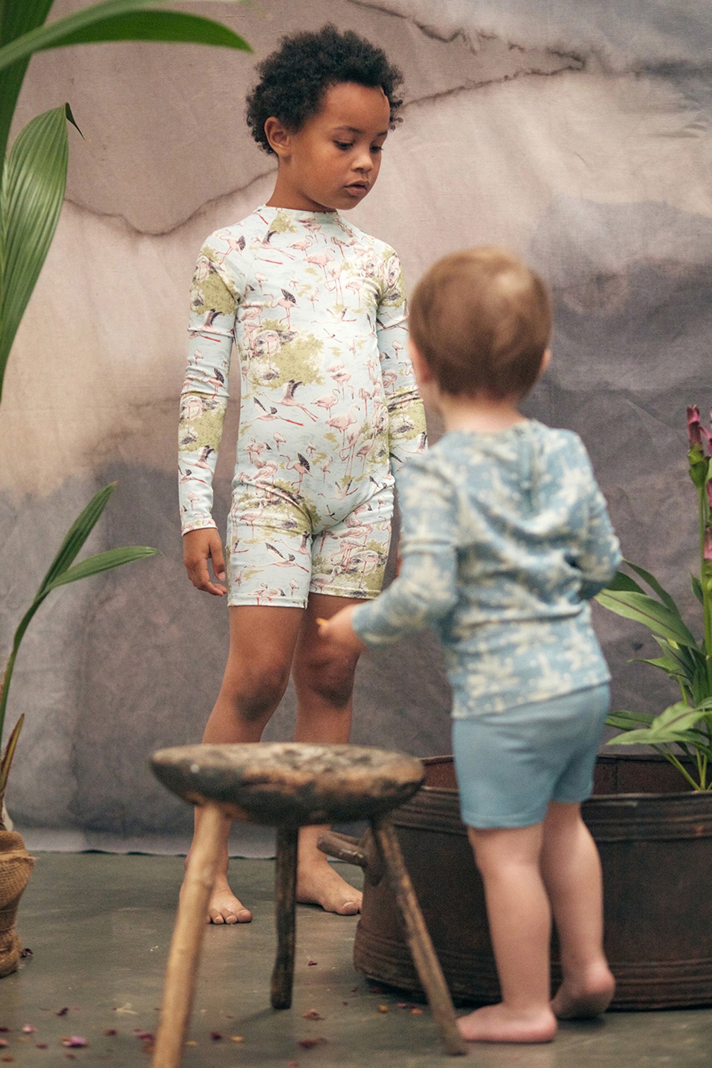 SWIMSUIT AGIK BLUE PEACOCK MANDALA 4