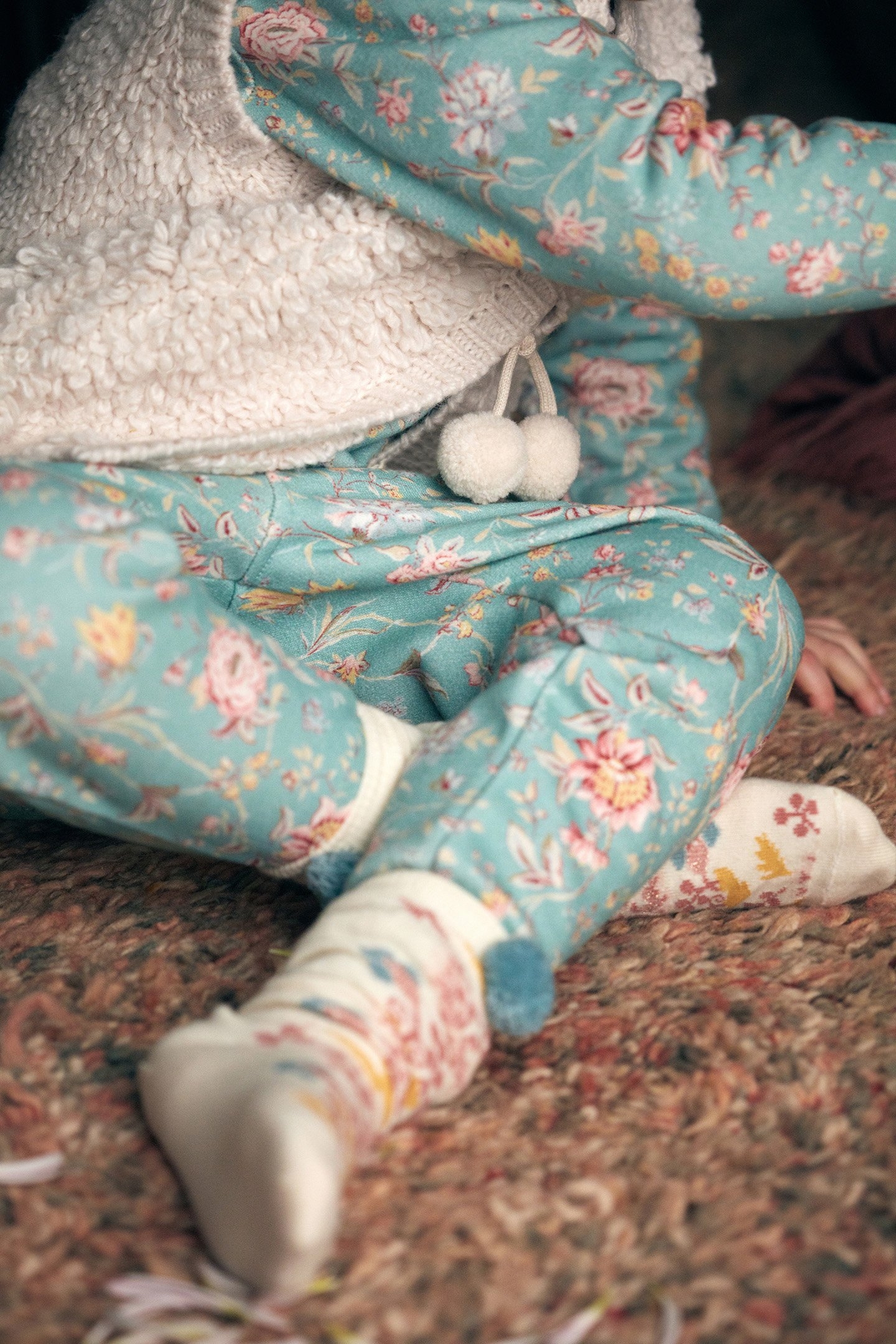 SWEATPANTS MANUELLA BLUE ROSA DAMASCENA 4