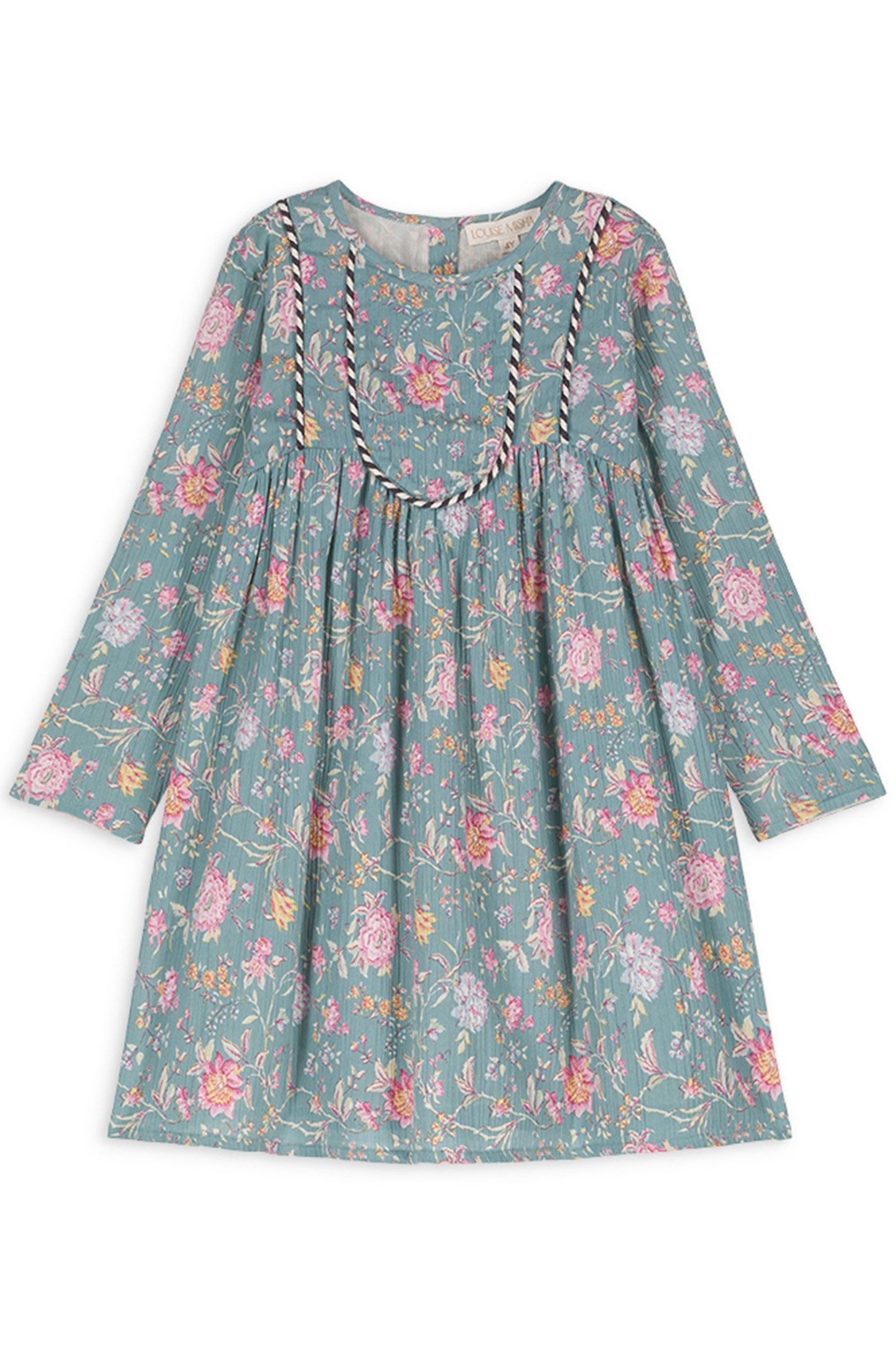 DRESS ROULOTTA BLUE ROSA DAMASCENA 2