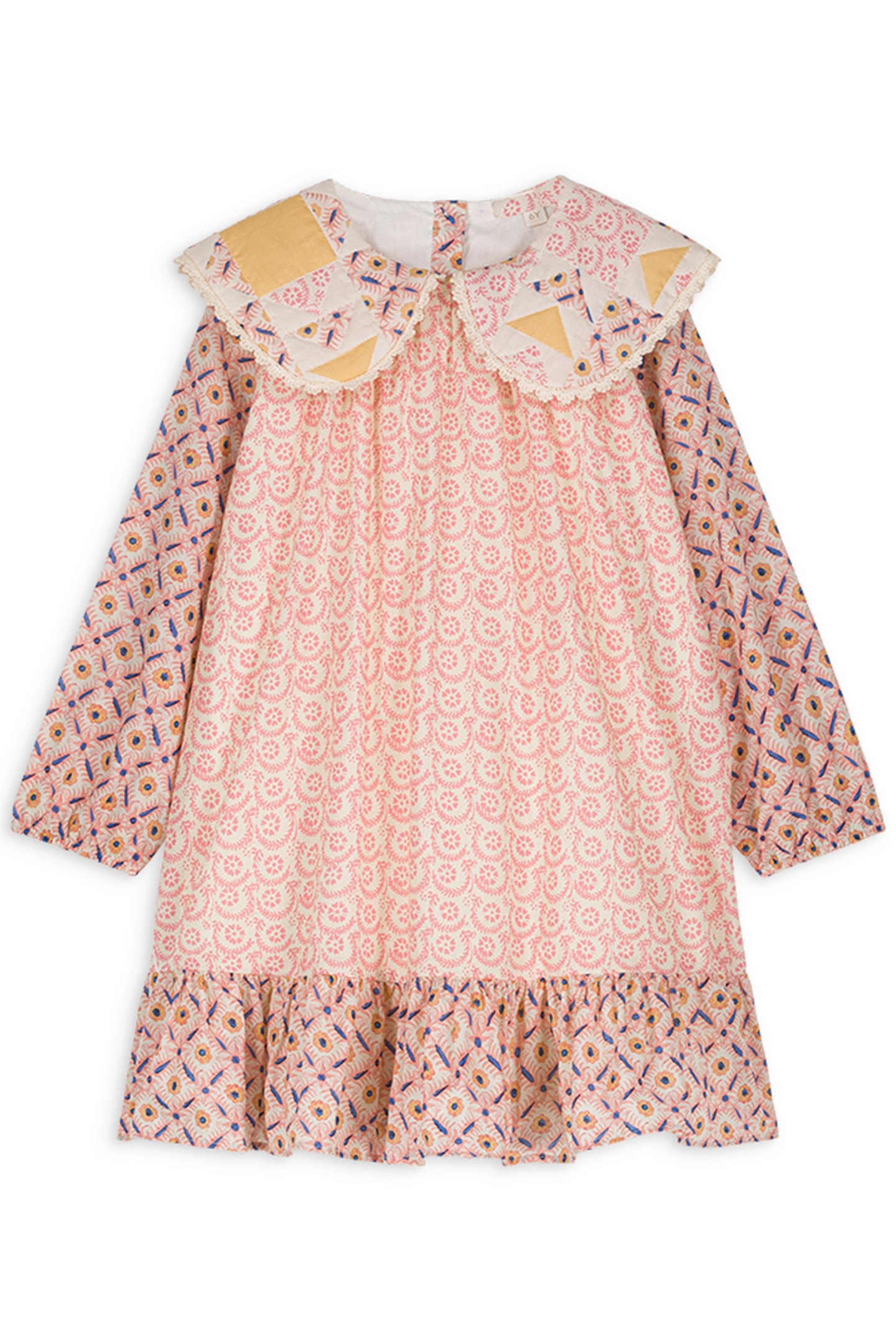 DRESS NOUR PINK PATCHWORK 3