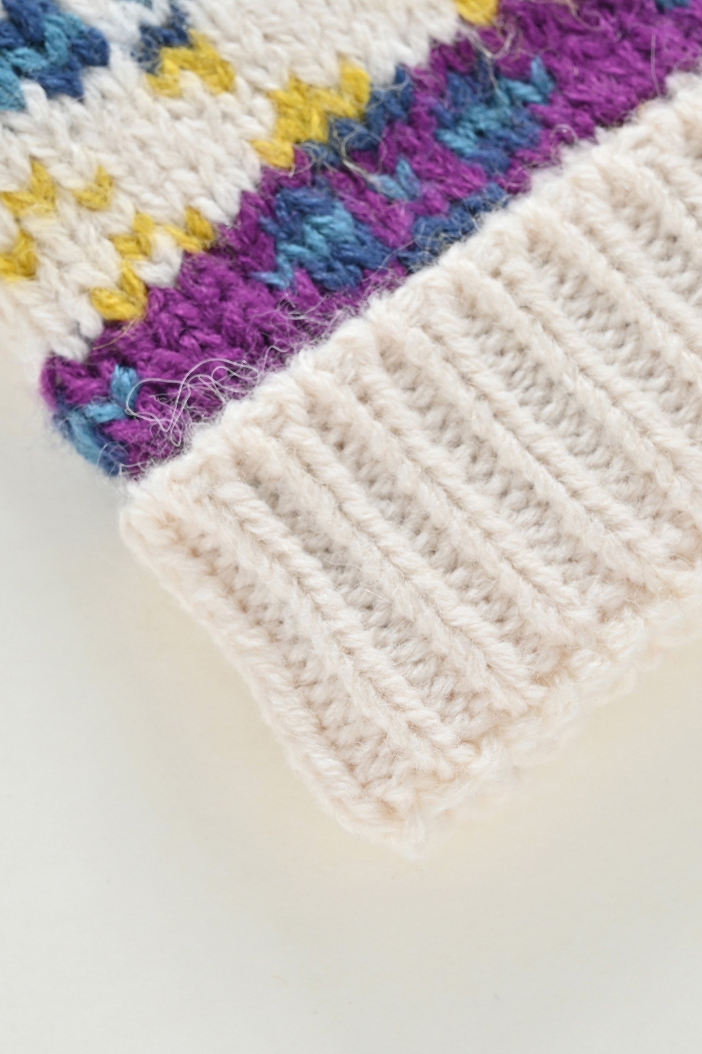 BEANIE MICHEL CREAM 6