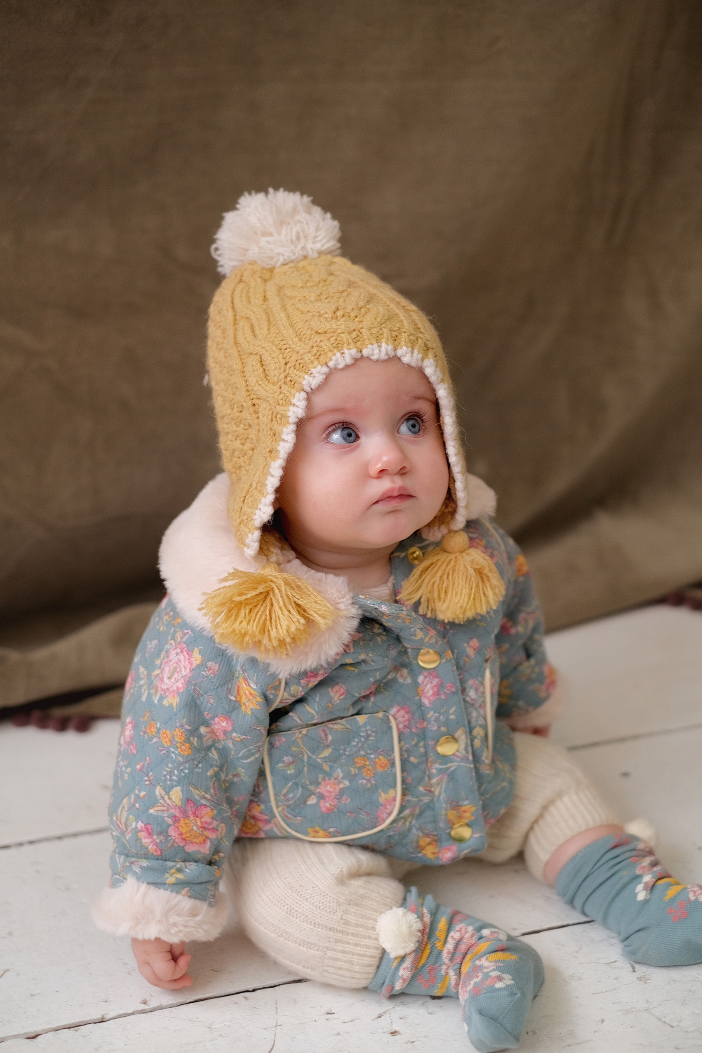 JACKET JASMINA BLUE ROSA DAMASCENA 1