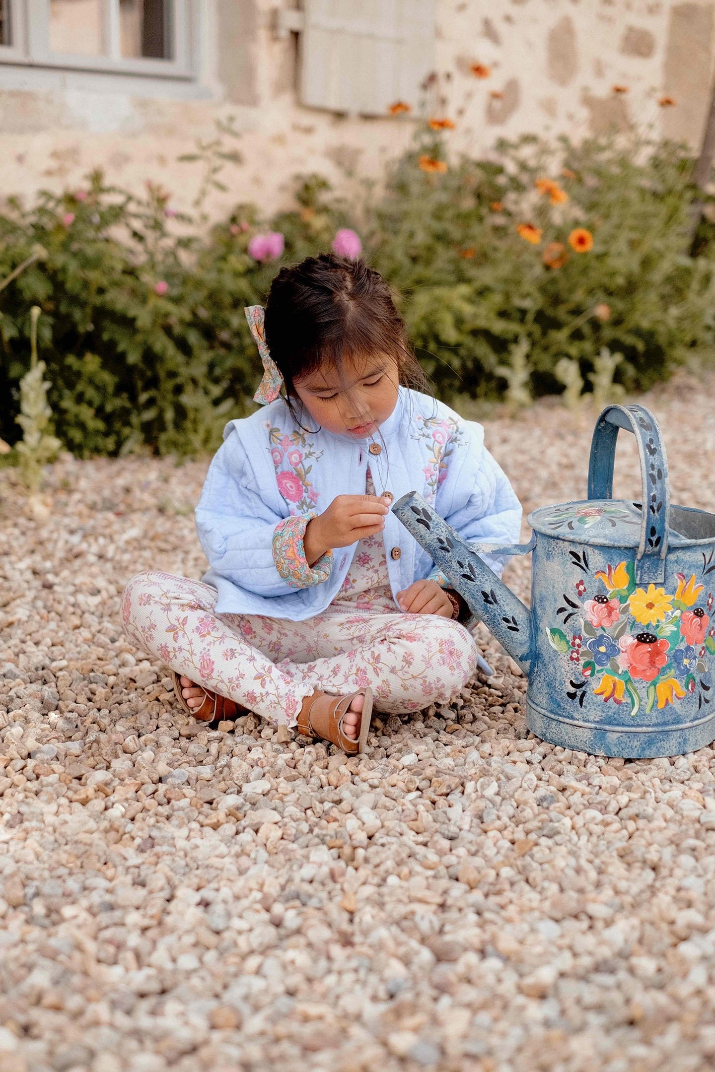 LEGGINGS ANANDOU CREAM BUCOLIA FIELDS 5