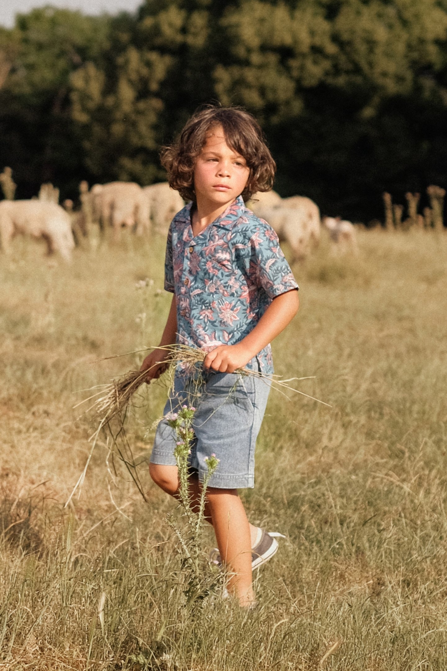 SHIRT ALOV TEAL GARDEN OF EDEN 2