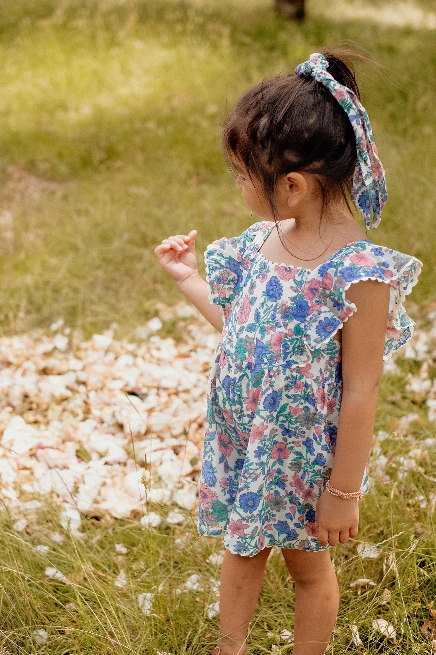 JUMPSUITS SHALINA BLUE SUMMER MEADOW 3