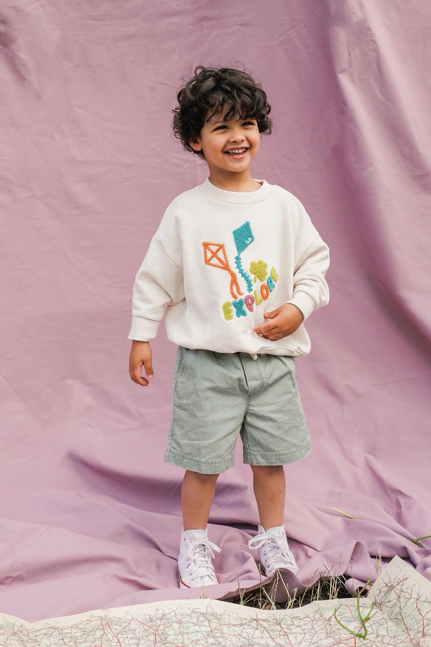 SWEATSHIRT HEATHER CREAM 1