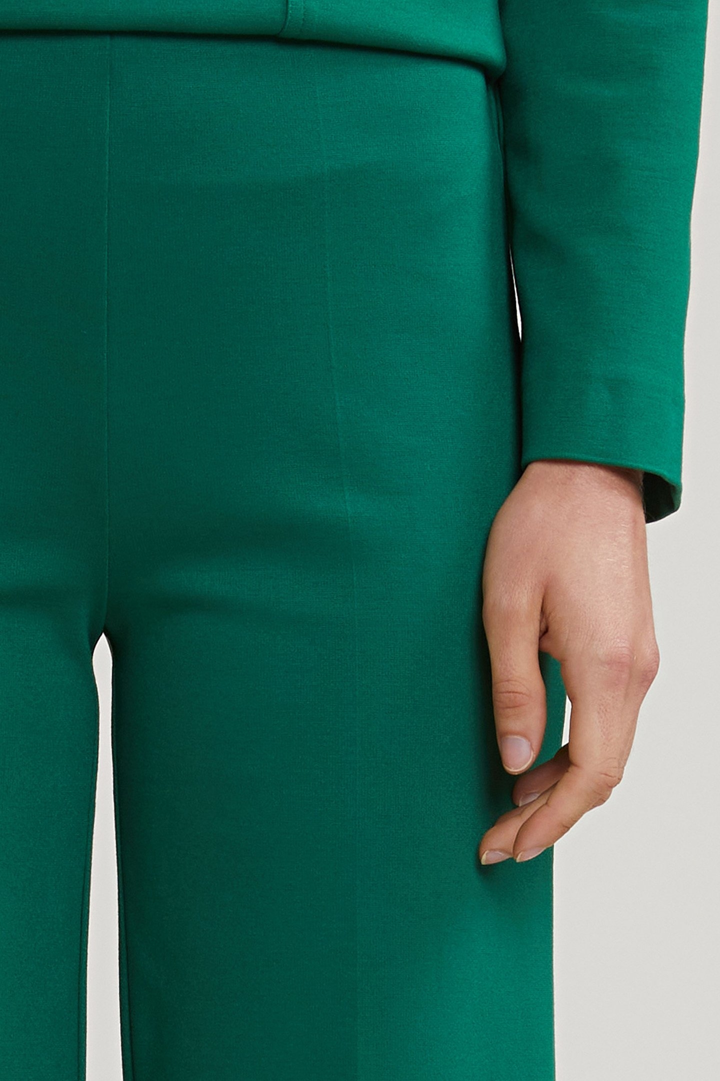 GREEN CLASSIC PANTS ELASTIC WAIST 4